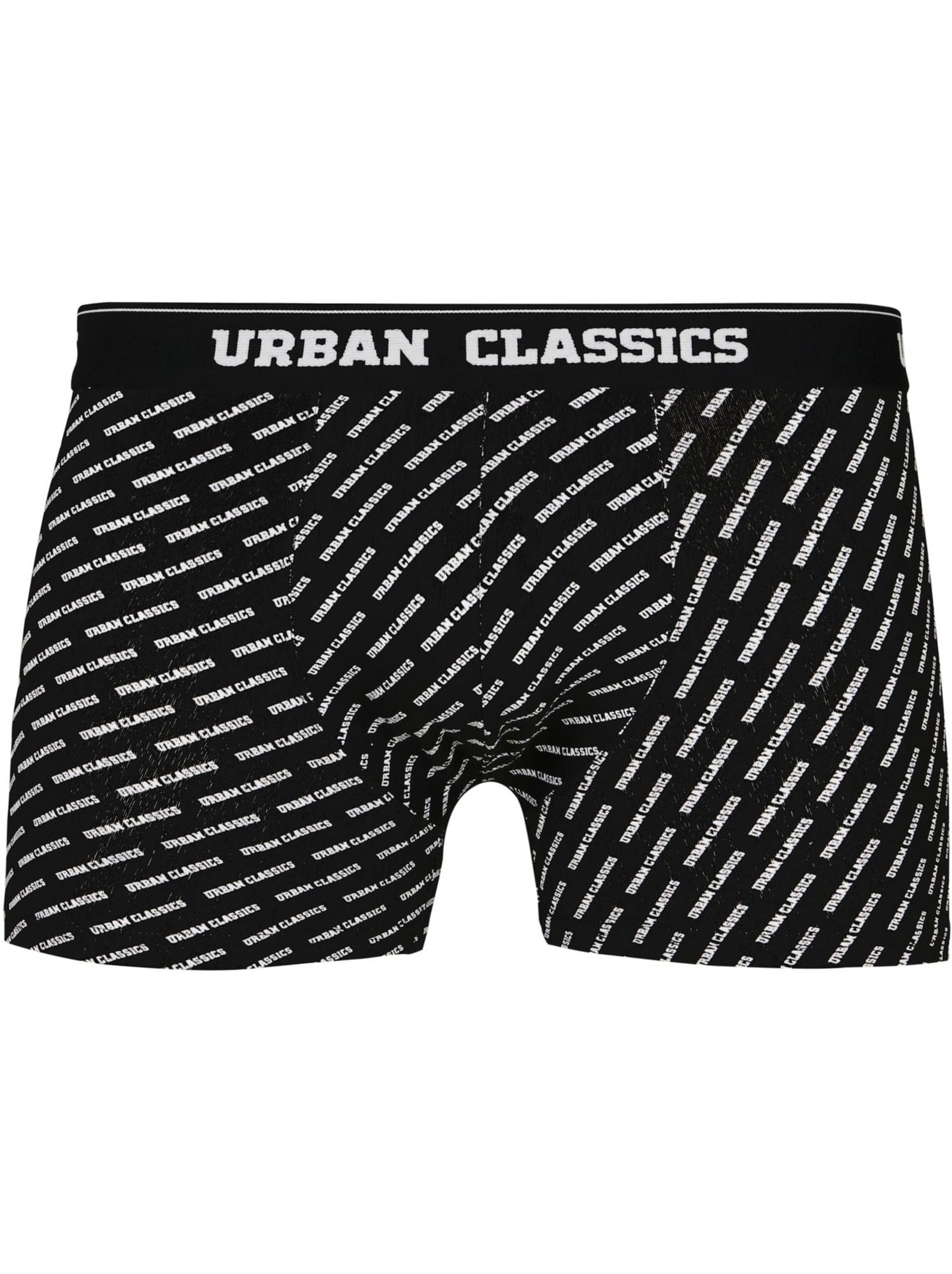 Urban Classics - Boxers motif/style Île - Noir Vert Noir