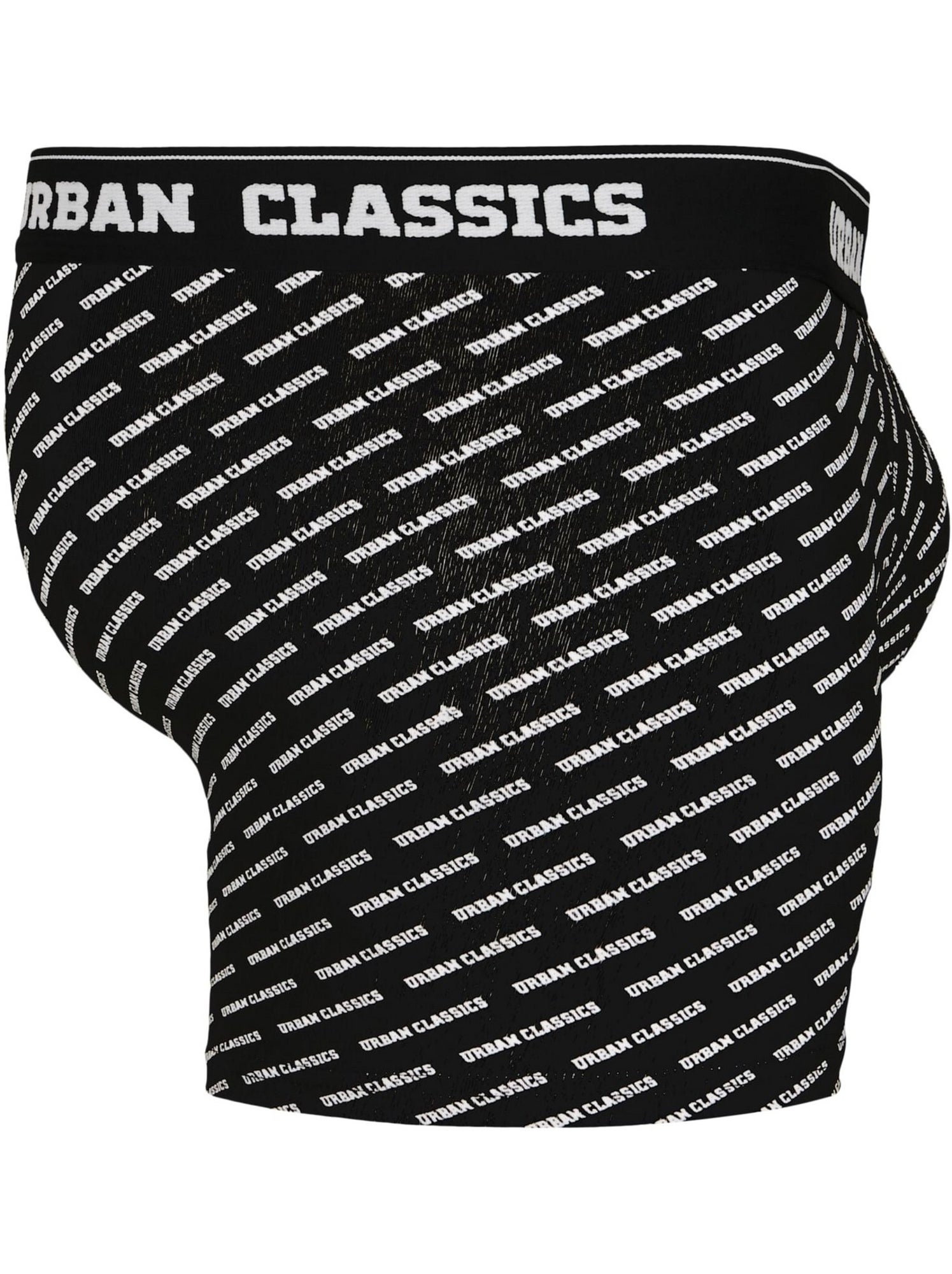 Urban Classics - Boxers motif/style Île - Noir Vert Noir