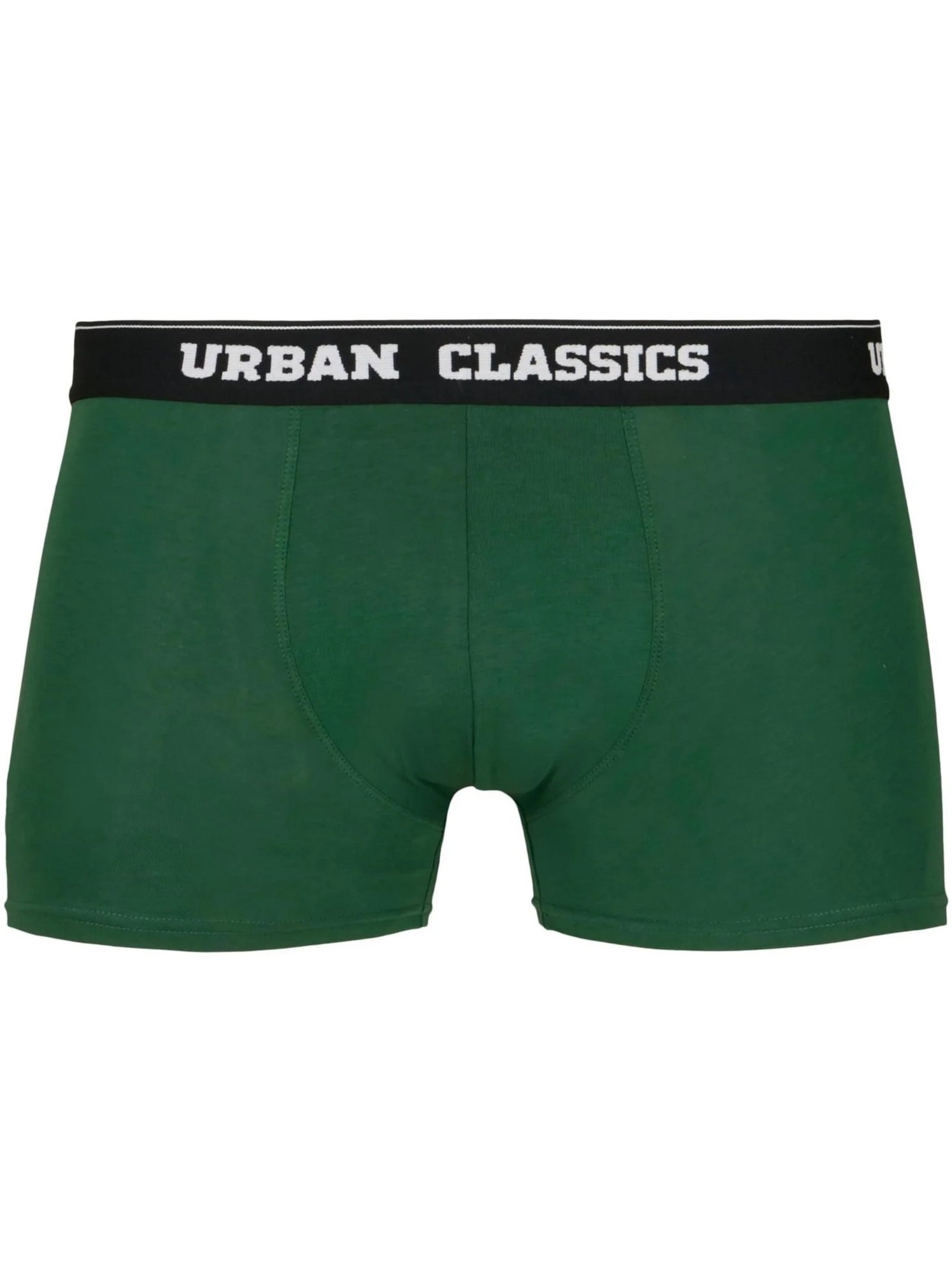 Urban Classics - Boxers motif/style Île - Noir Vert Noir