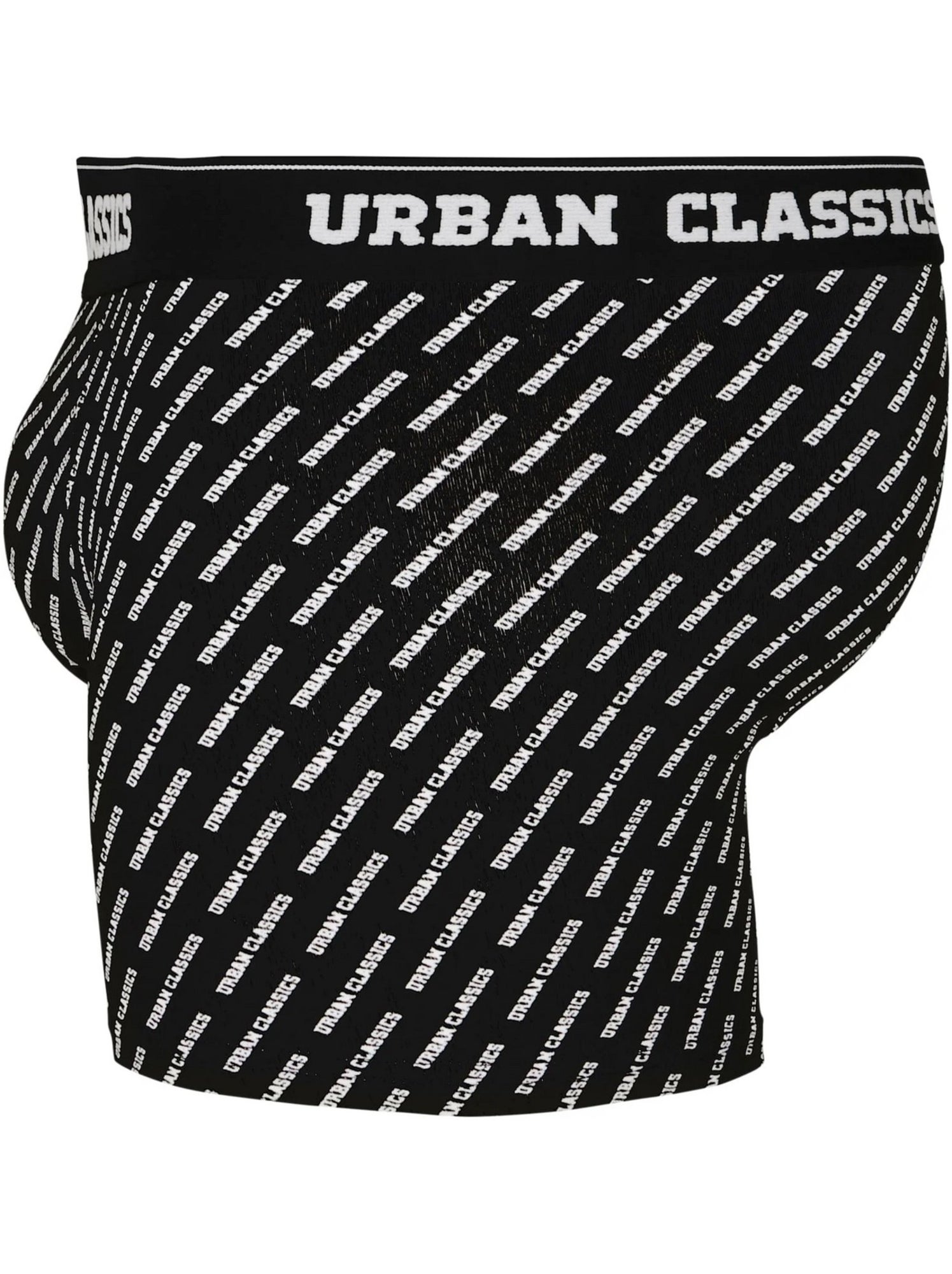 Urban Classics - Boxers motif/style Île - Noir Vert Noir