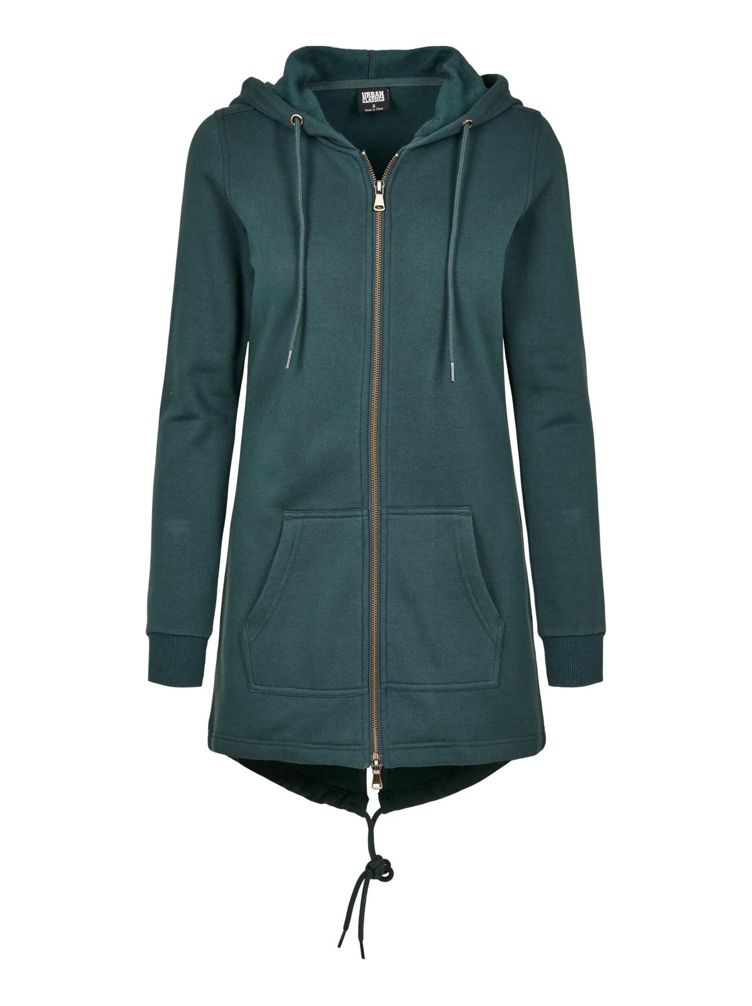 Urban Classics - Parka sweat - Vert bouteille