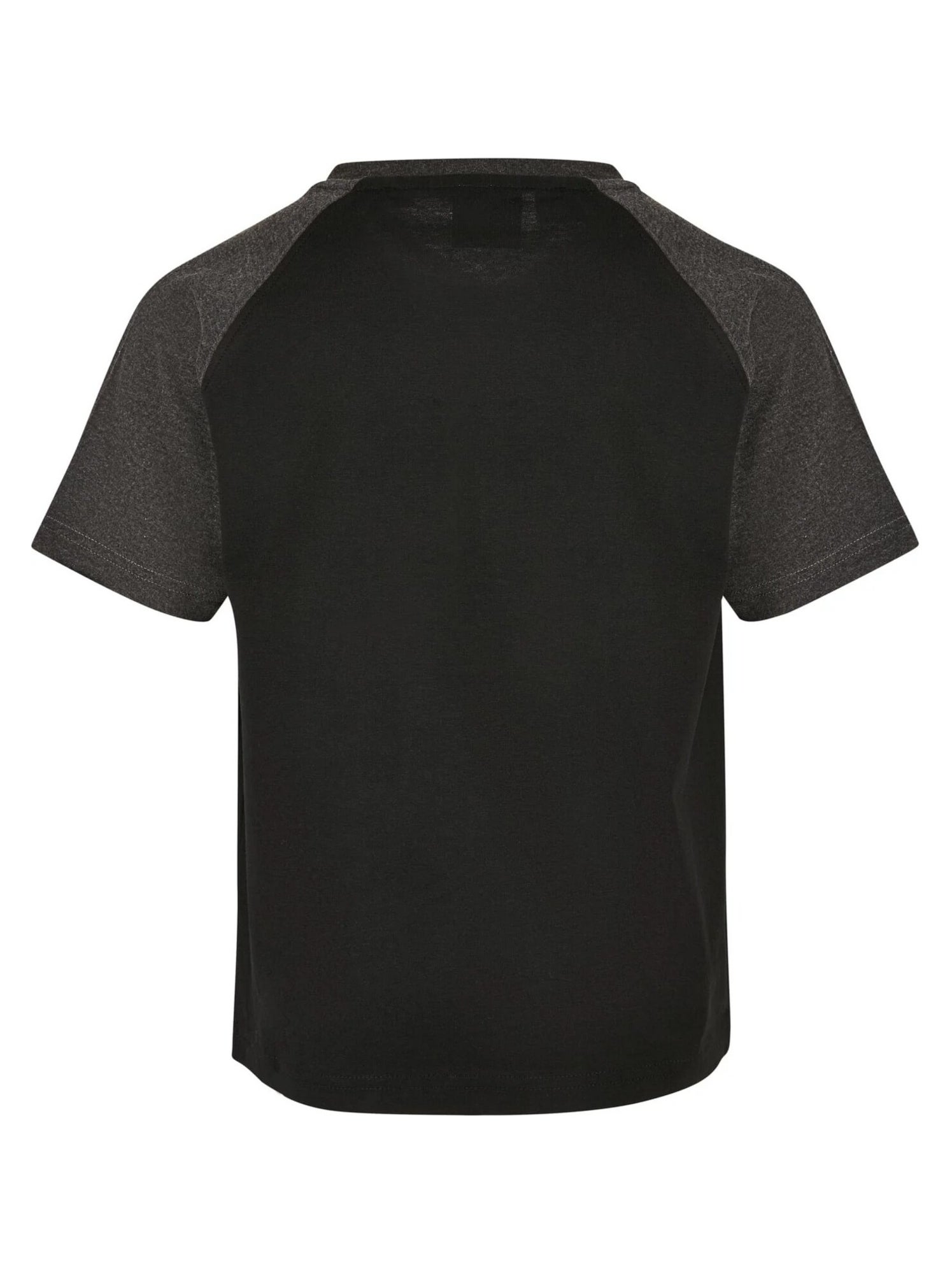 Urban Classics - T-shirt manches raglan motif/style Contrasté - Noir