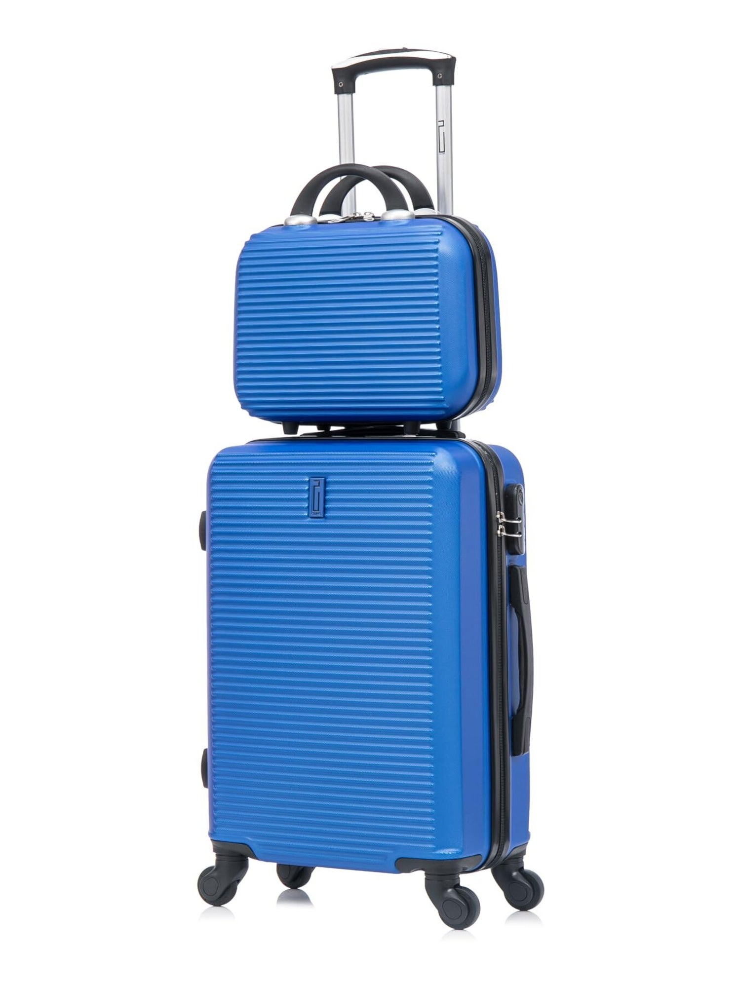 Valise Cabine 55x35x25cm avec Vanity | Modèle Weekend | CELIMS France - Bleu