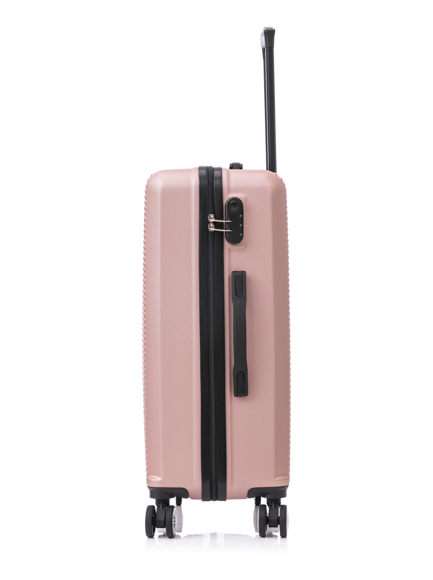 Valise Cabine 55x35x25cm avec Vanity | Modèle Weekend | CELIMS France - Rose