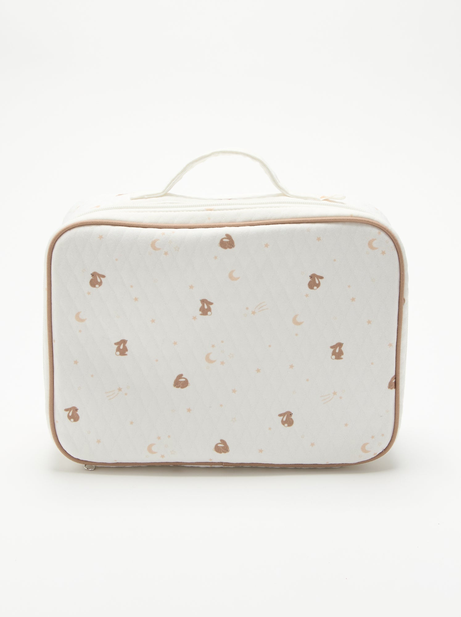 Valise de maternité effet quilting - Blanc