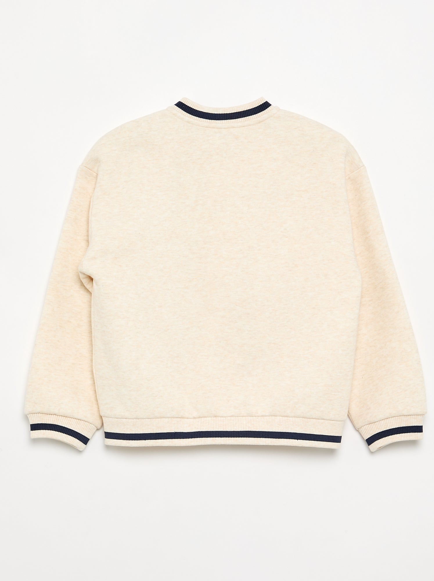 Veste bomber en polaire - Beige