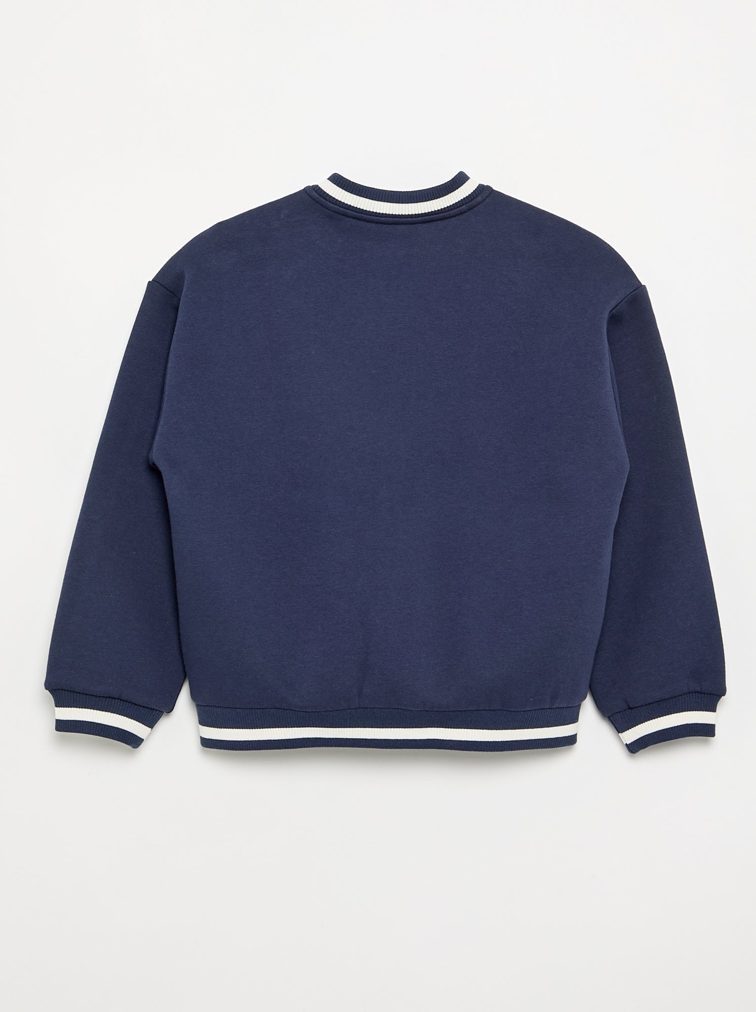 Veste bomber en polaire - Bleu