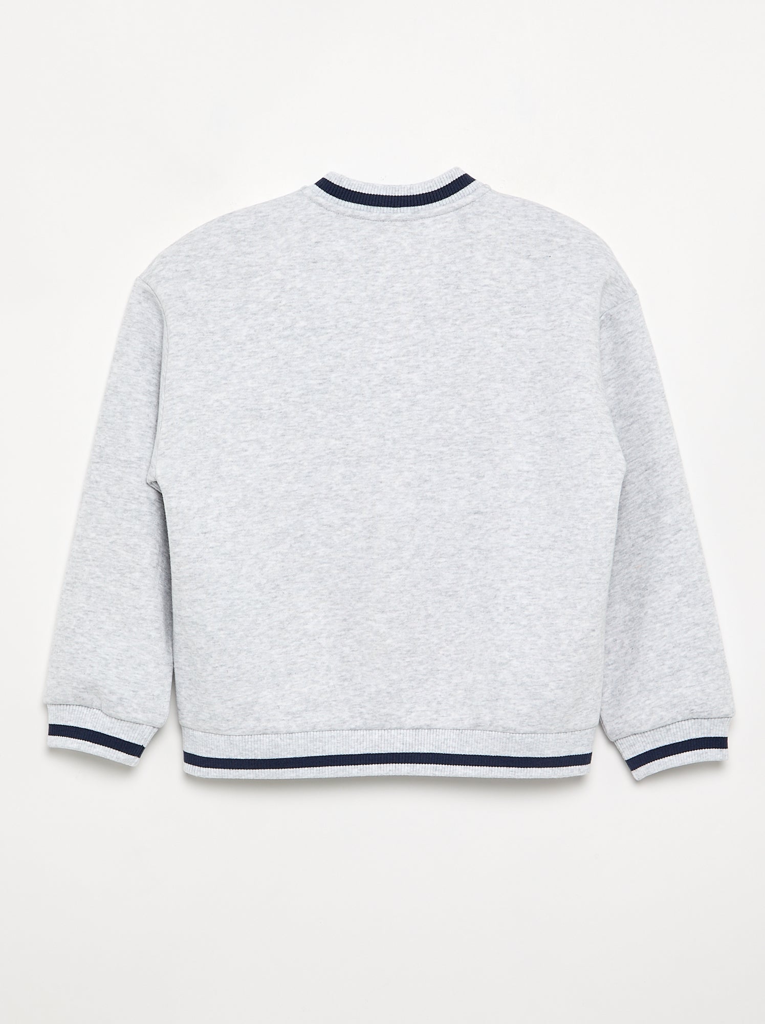 Veste bomber en polaire - Gris
