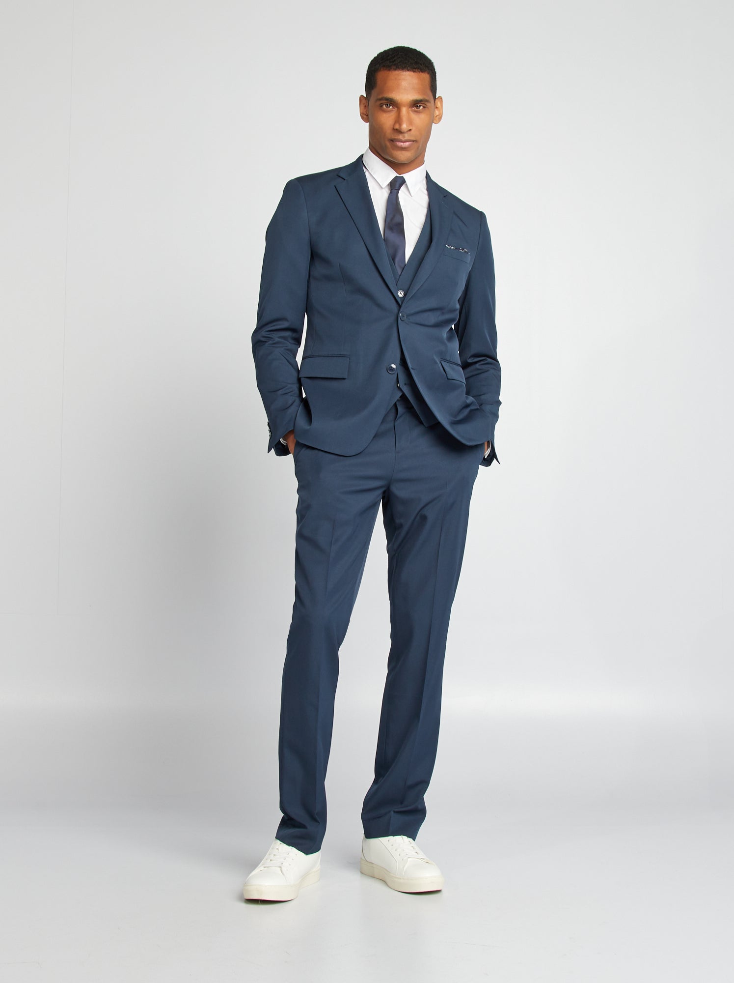 Veste de costume slim fit - Bleu