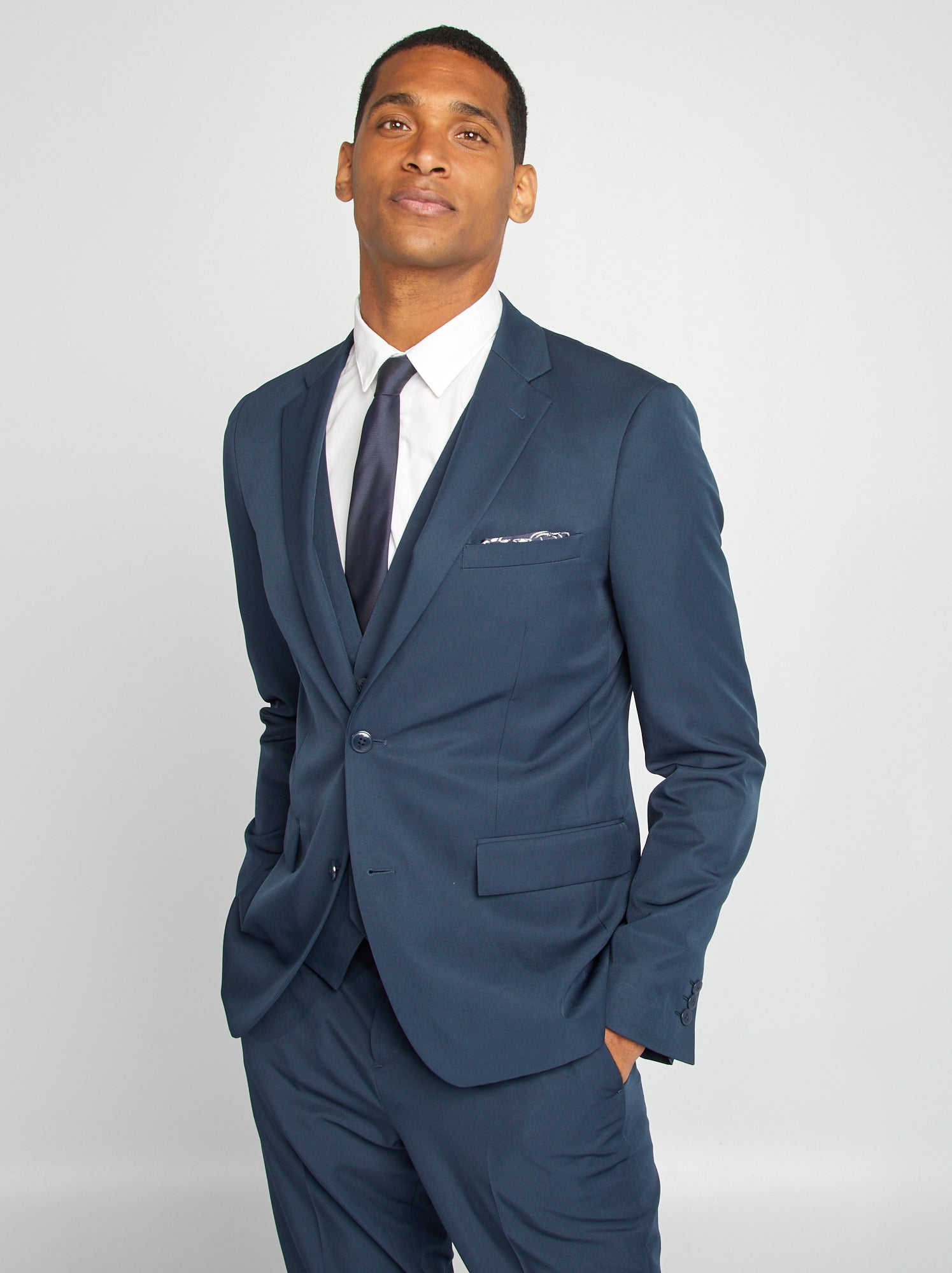 Veste de costume slim fit - Bleu