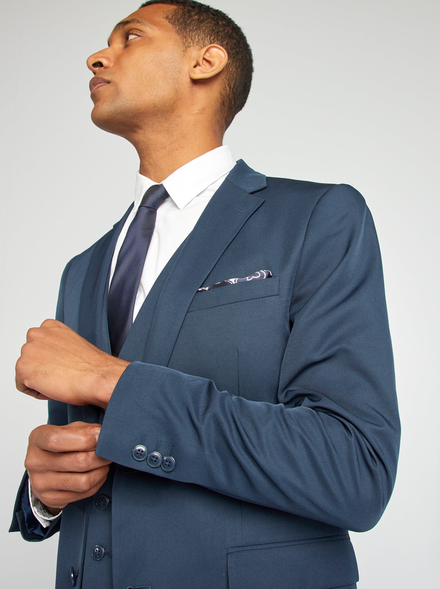 Veste de costume slim fit - Bleu