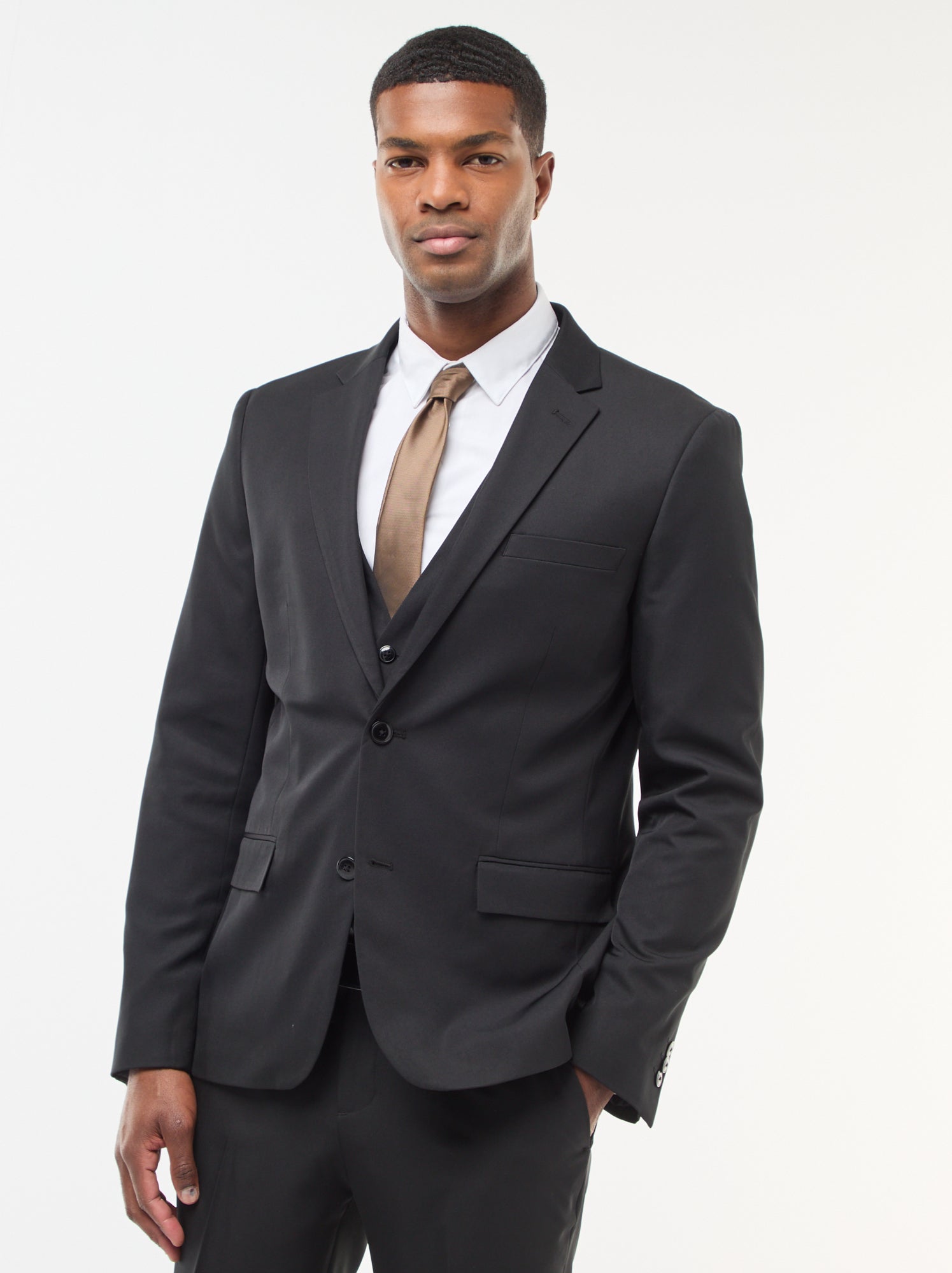 Veste de costume slim fit - Noir