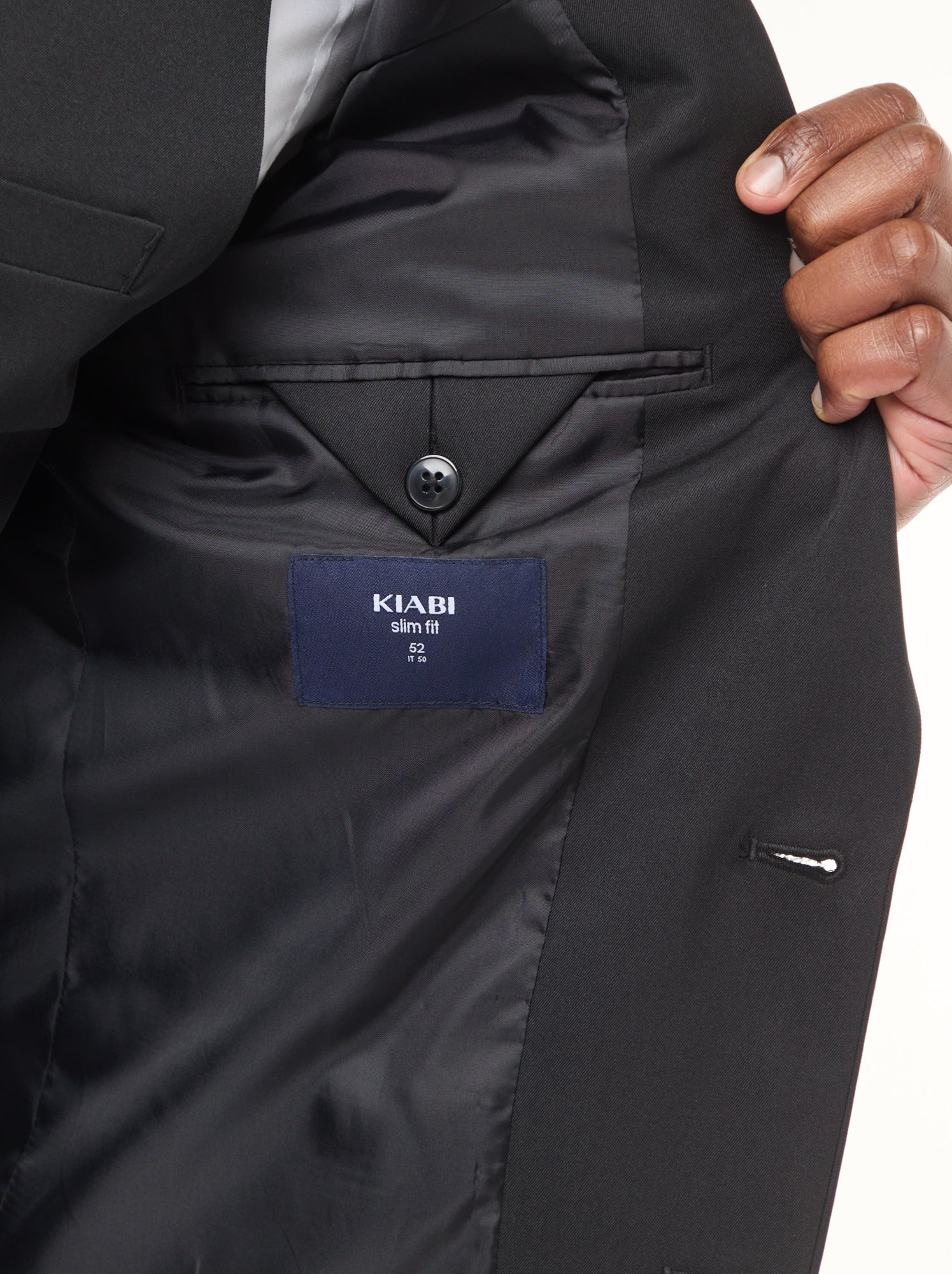 Veste de costume slim fit - Noir