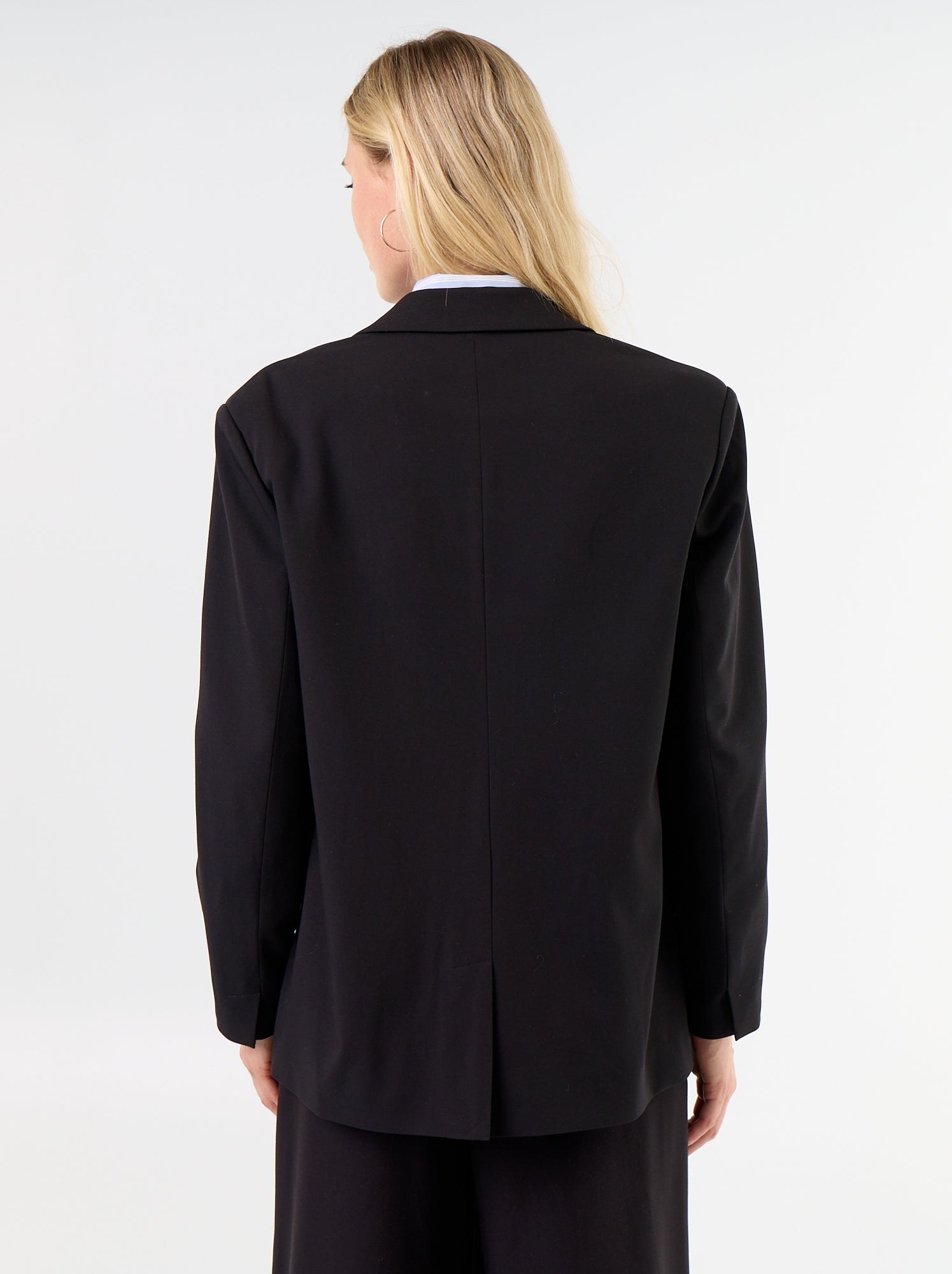 Veste de tailleur longue - Noir