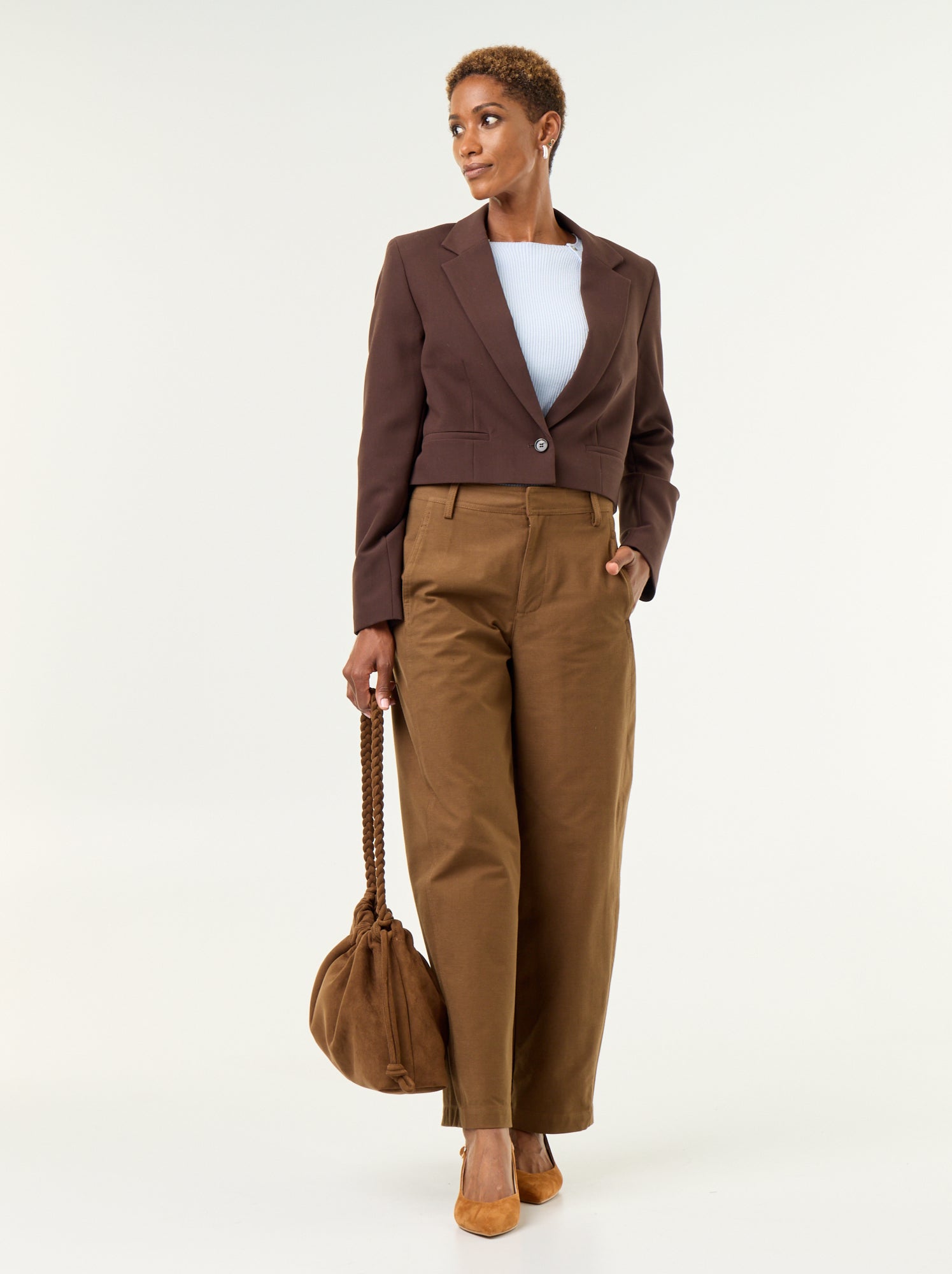 Veste de tailleur - Marron