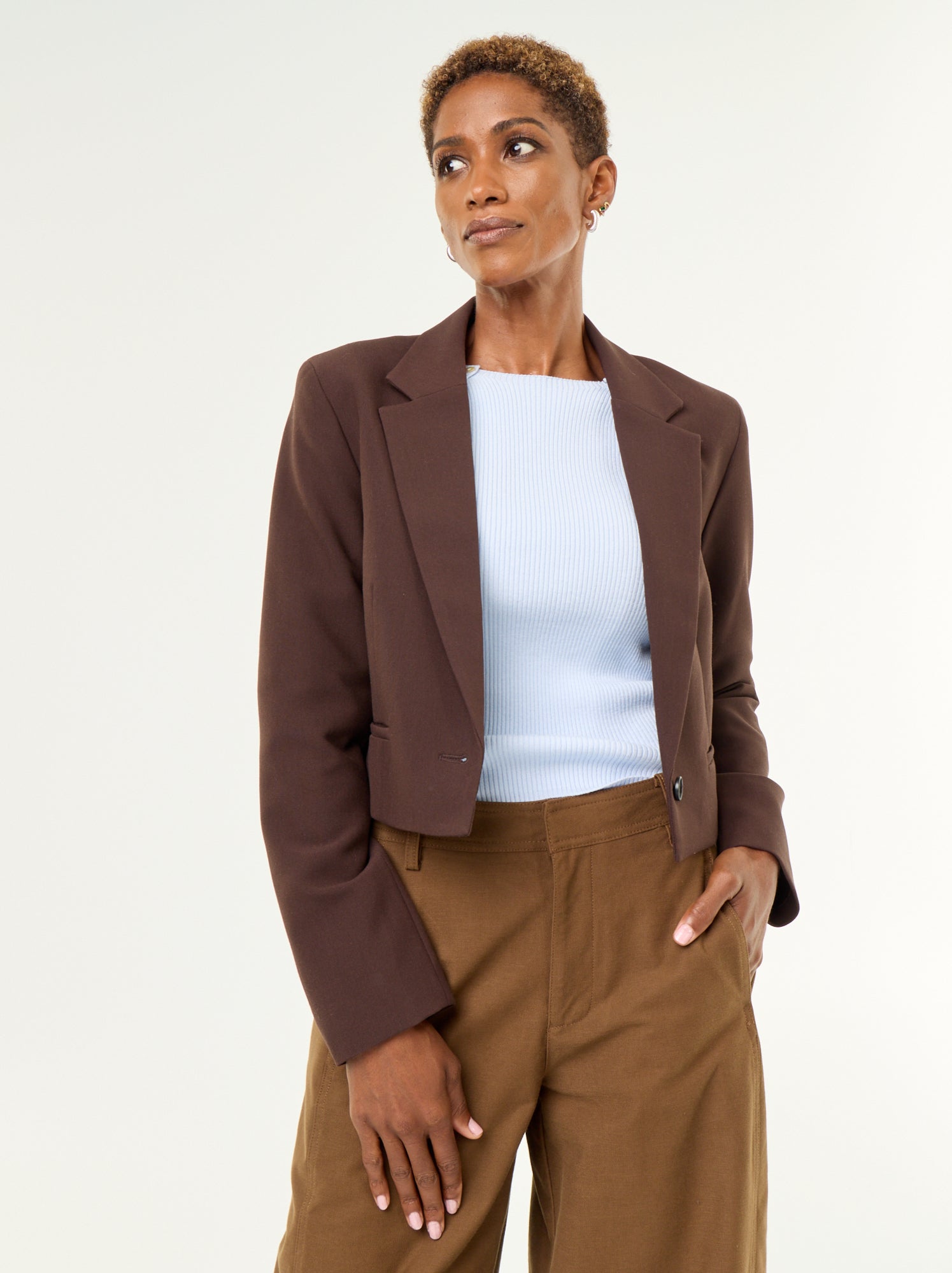 Veste de tailleur - Marron