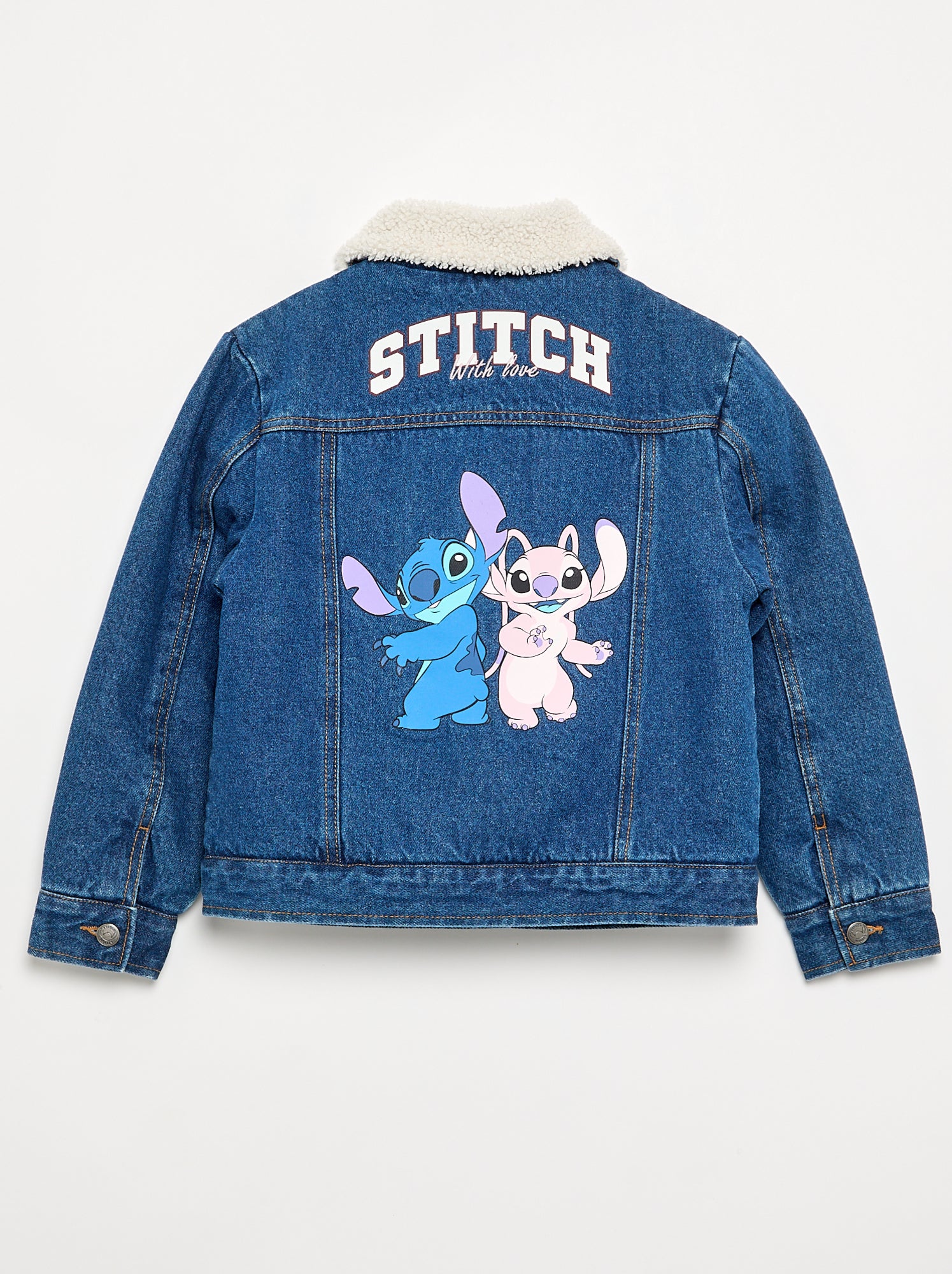 Veste en denim 'Disney' 'Stitch' - Bleu