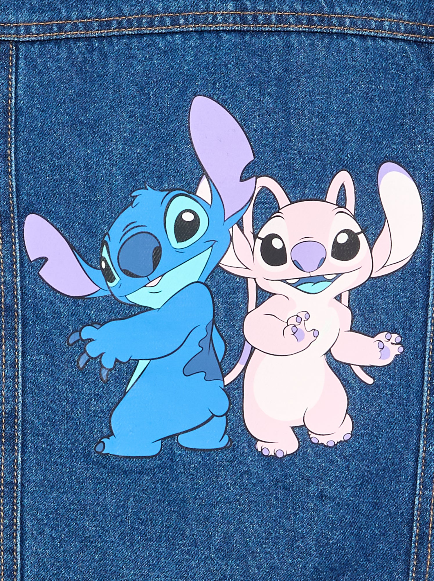 Veste en denim 'Disney' 'Stitch' - Bleu