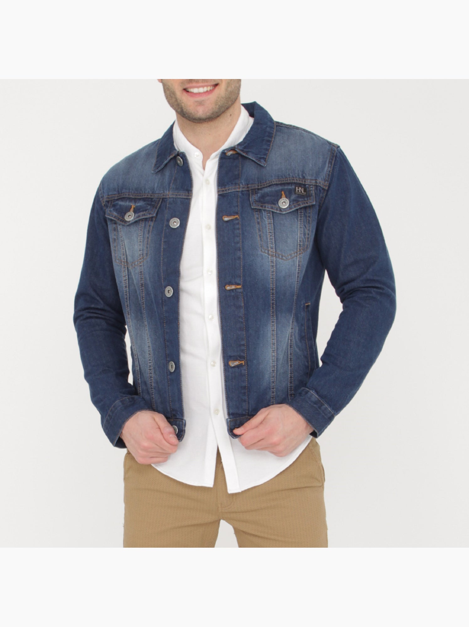Veste en jean - Bleu denim