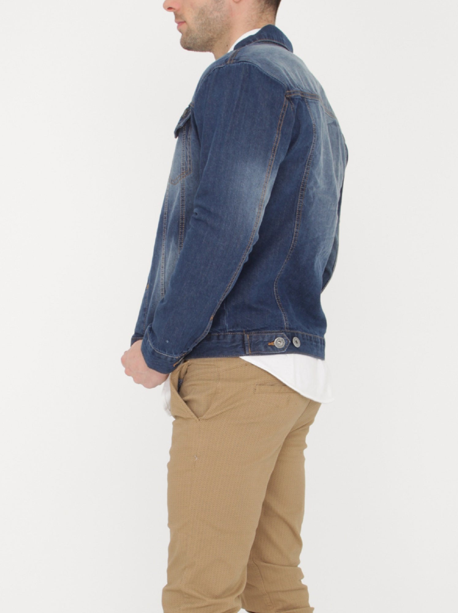 Veste en jean - Bleu denim