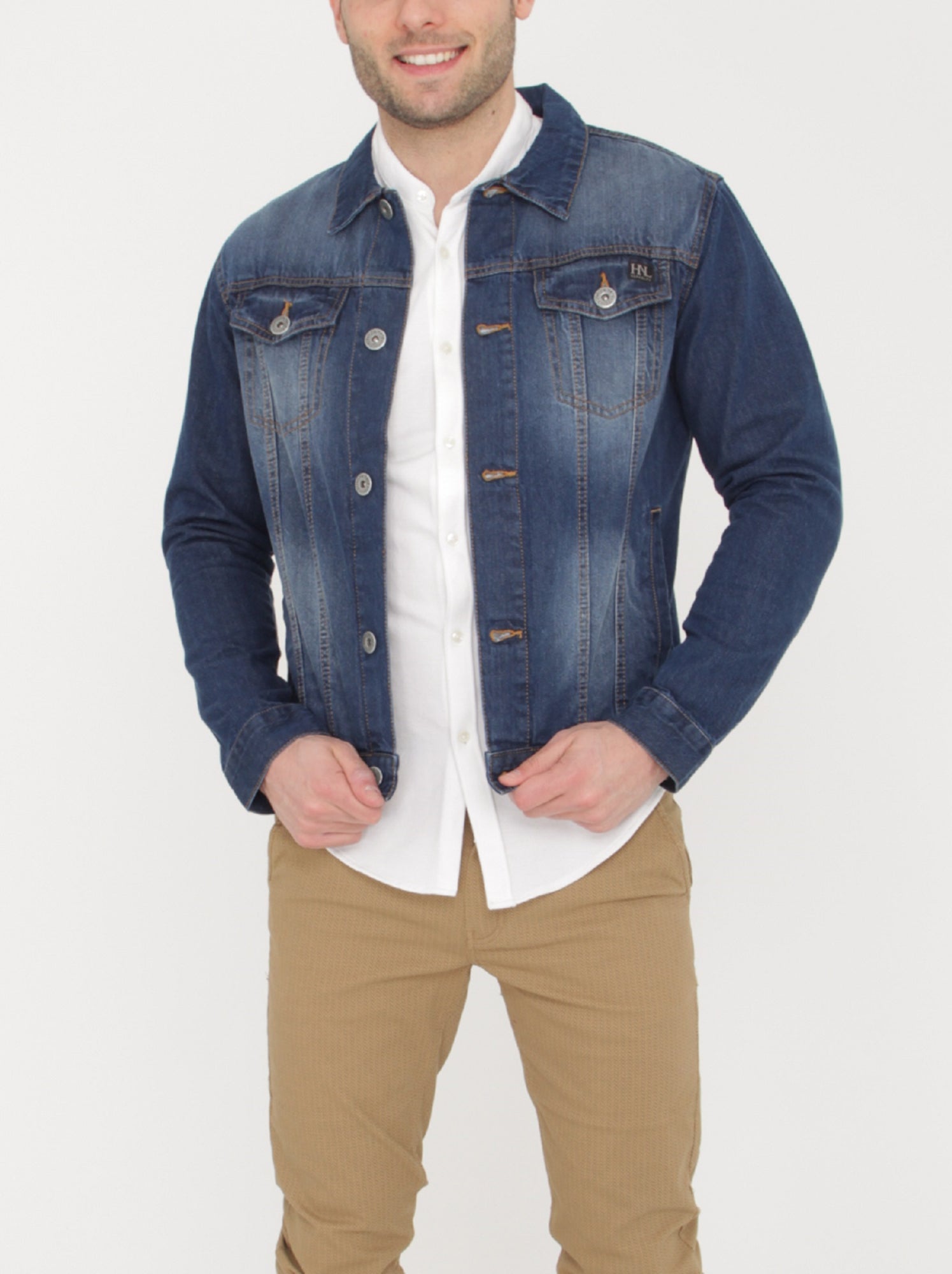 Veste en jean - Bleu denim