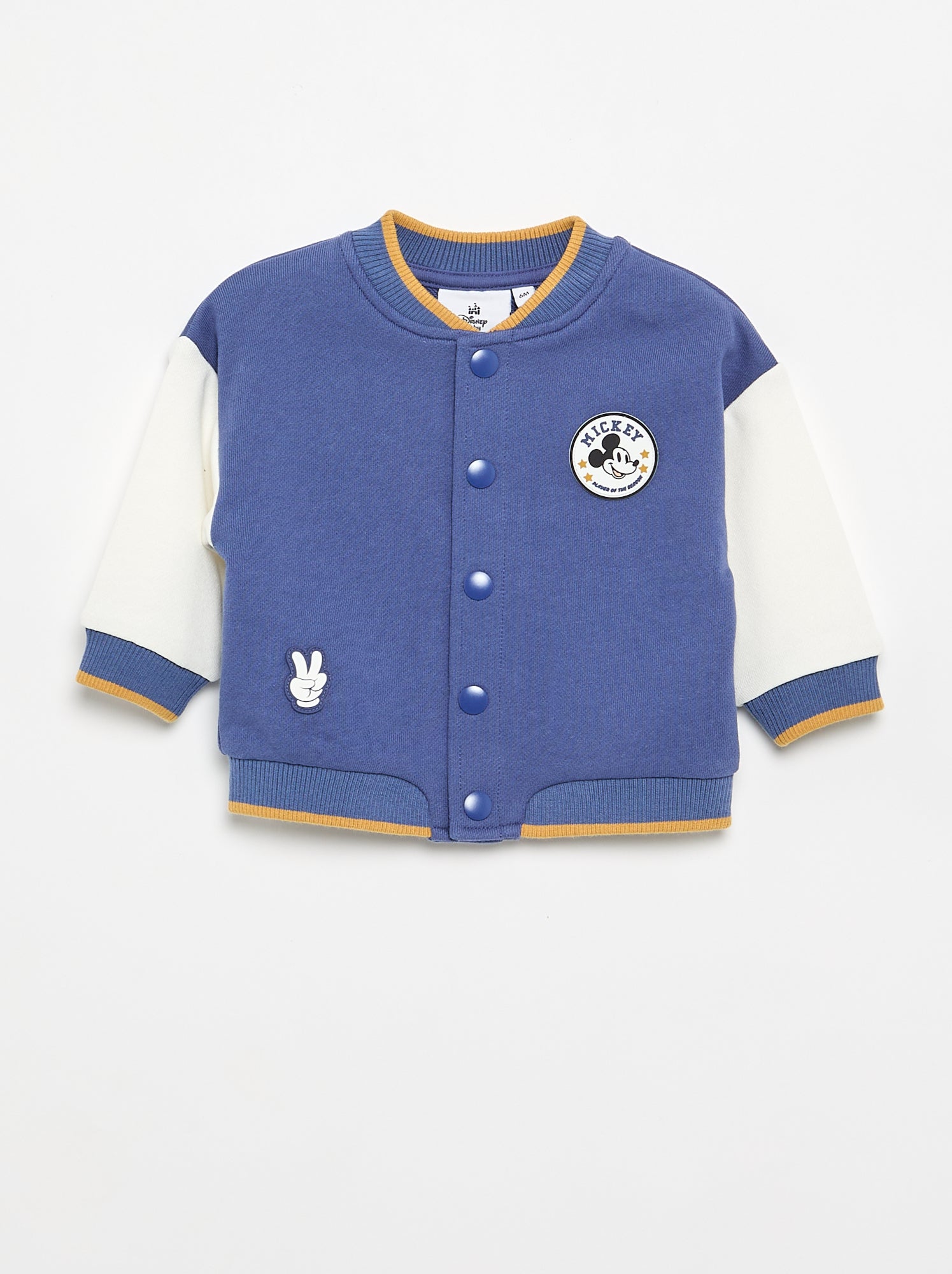 Veste esprit universitaire 'Mickey' 'Disney' - Bleu