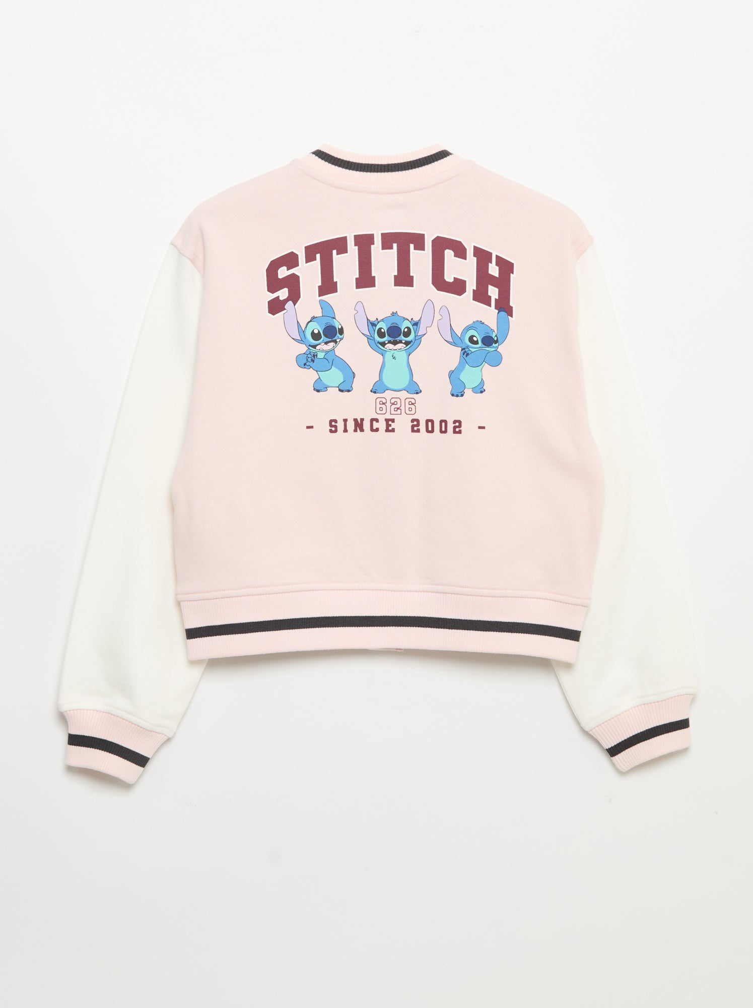 Veste esprit université en molleton 'Disney' - Rose
