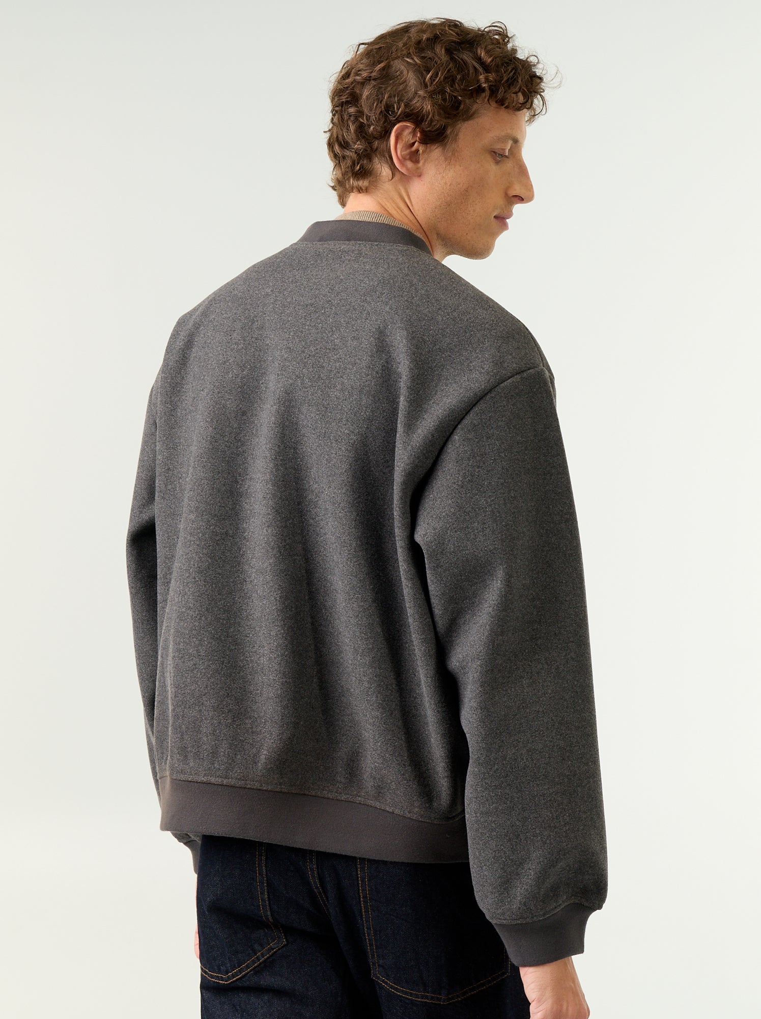 Veste faux lainage - Gris