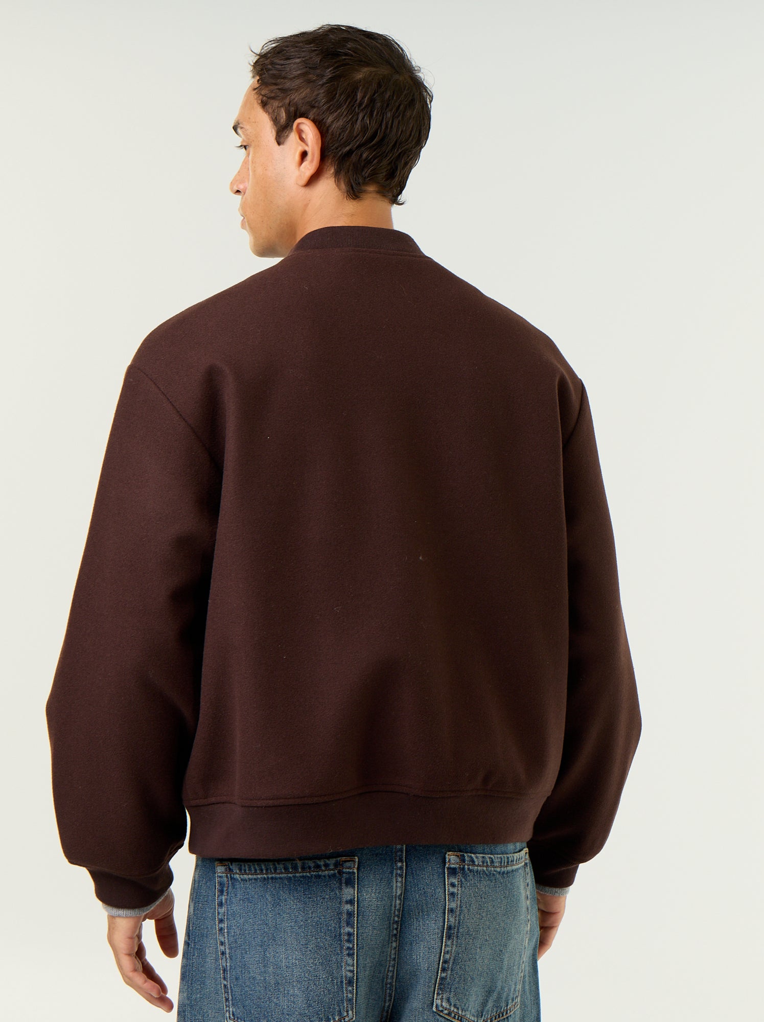 Veste faux lainage - Marron