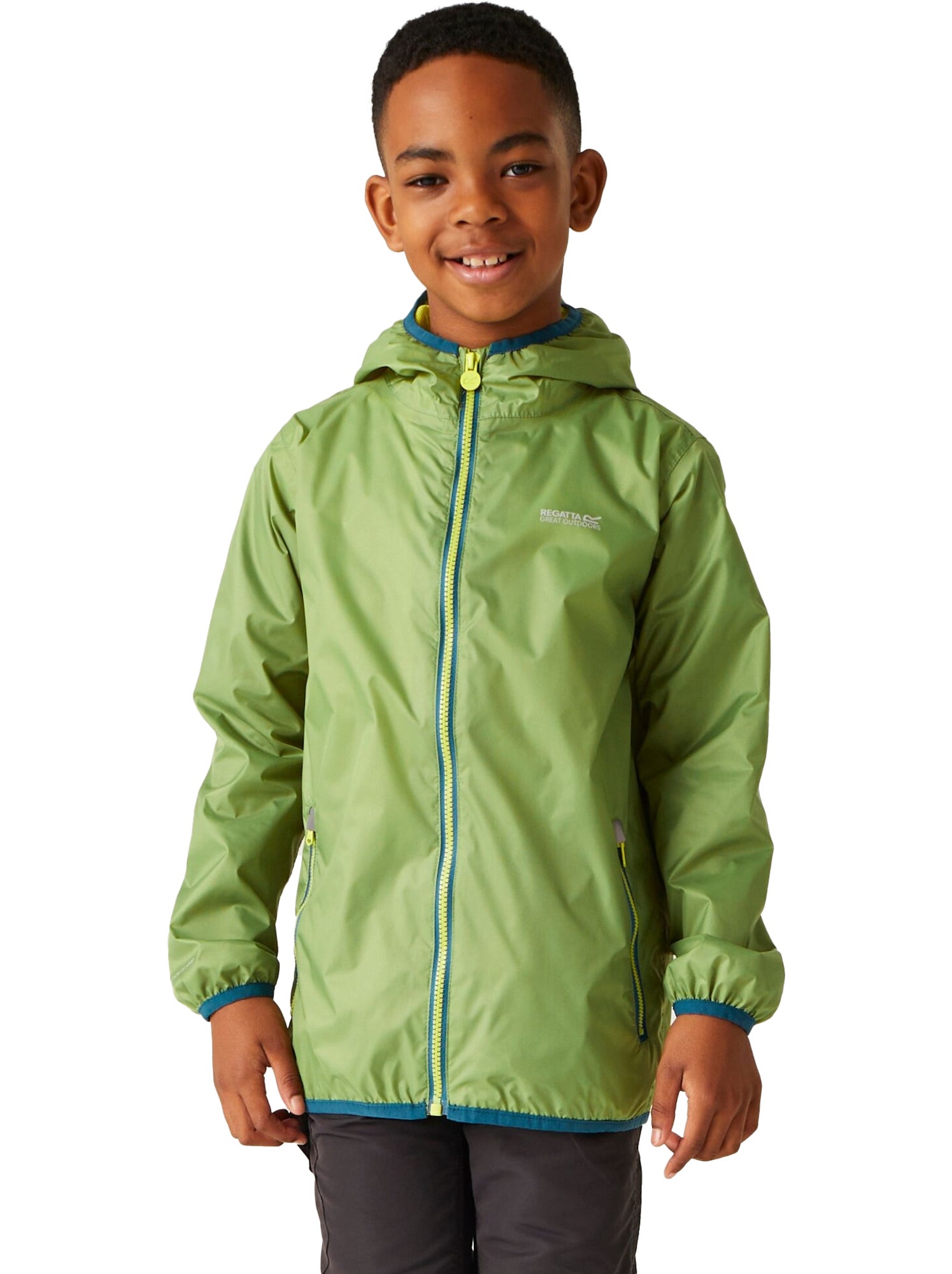 Veste imperméable lever - regatta - Vert fluo