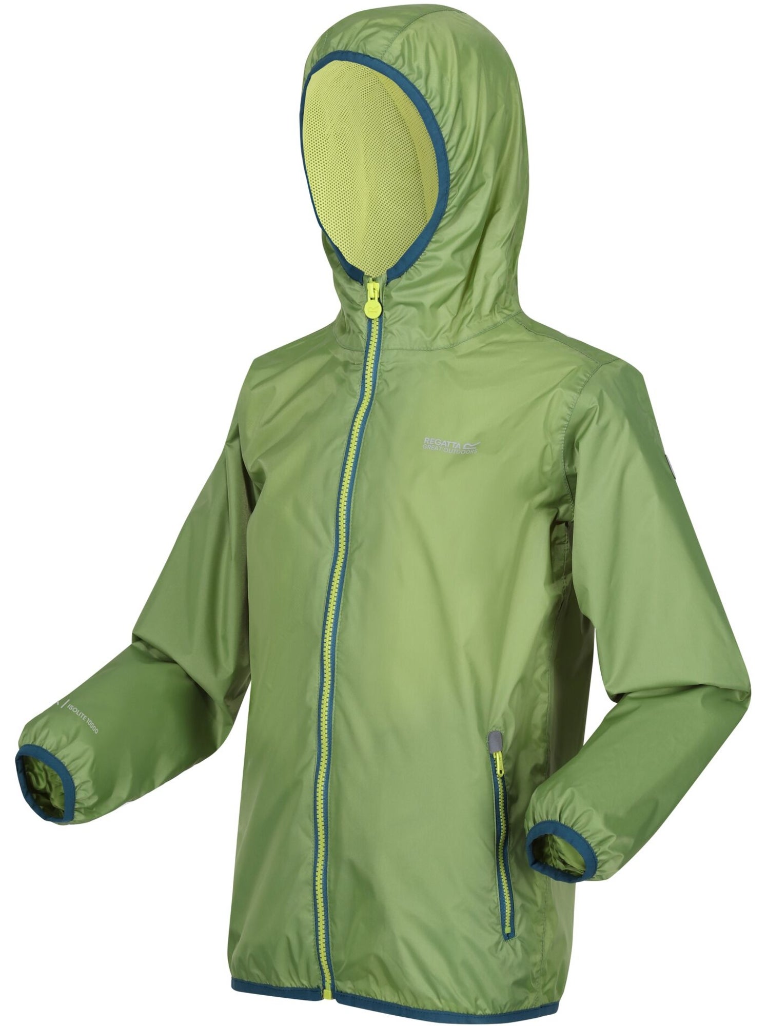 Veste imperméable lever - regatta - Vert fluo