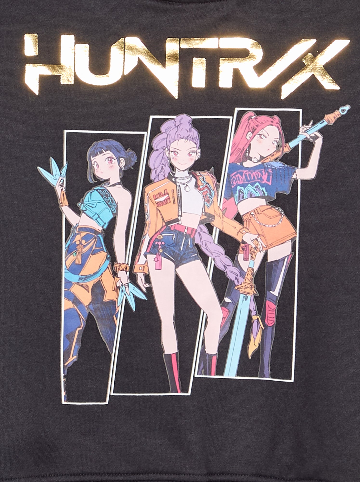Veste 'KPop Demon Hunters' - Noir
