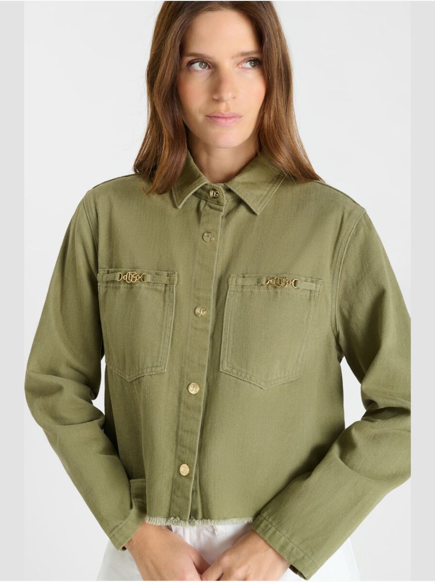Veste manuela 'le temps des cerises' - Kaki