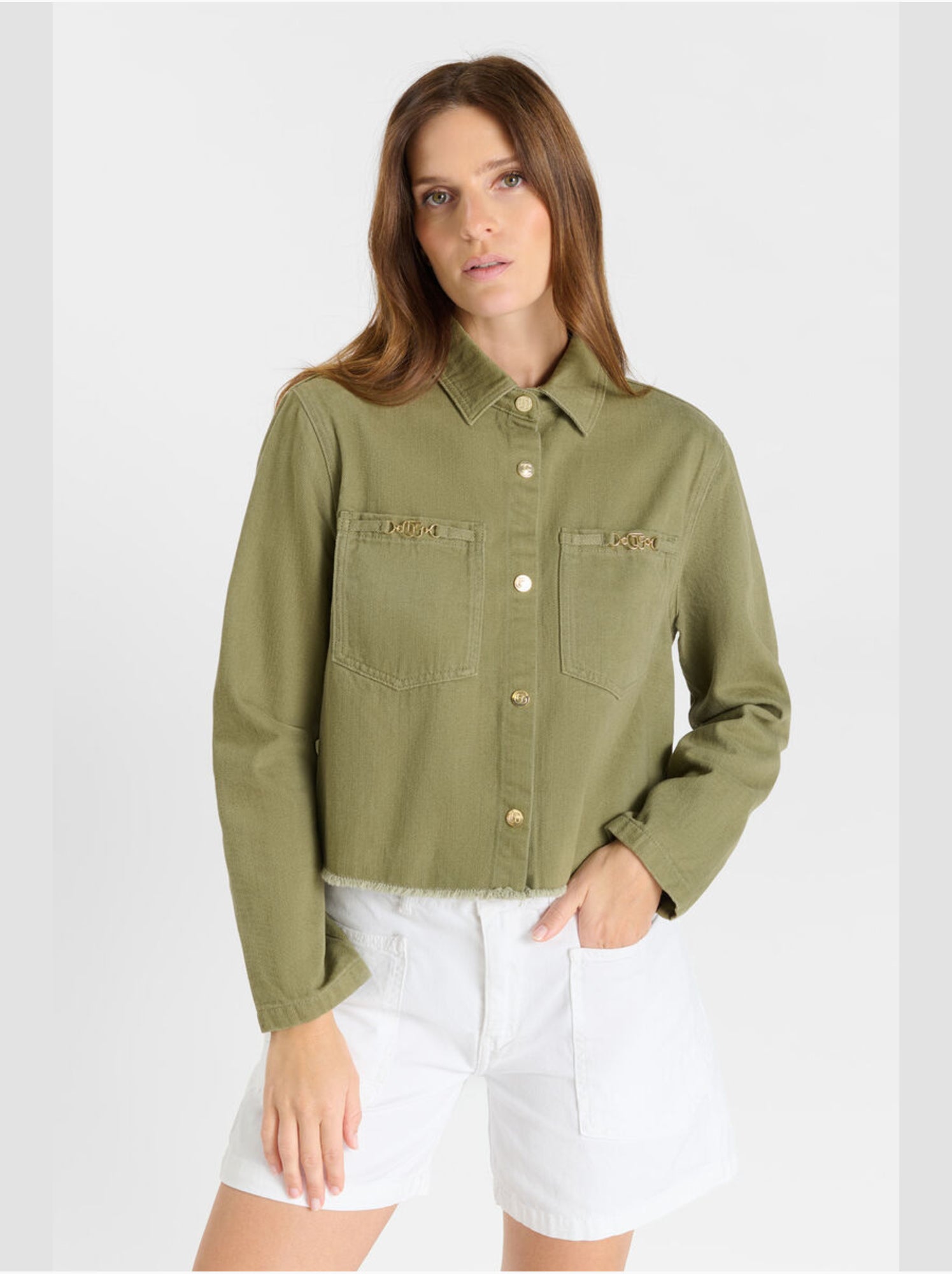 Veste manuela 'le temps des cerises' - Kaki