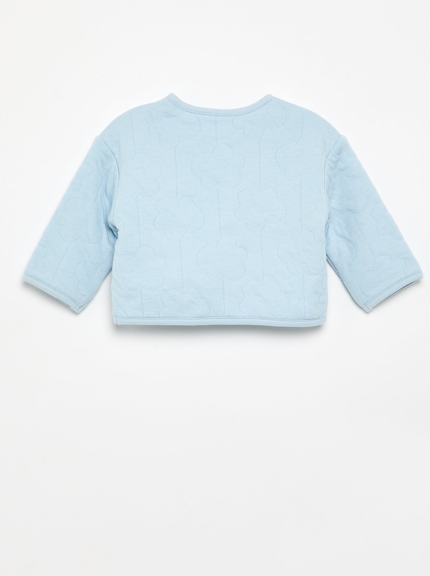 Veste matelassée et pressionnée réversible - Bleu