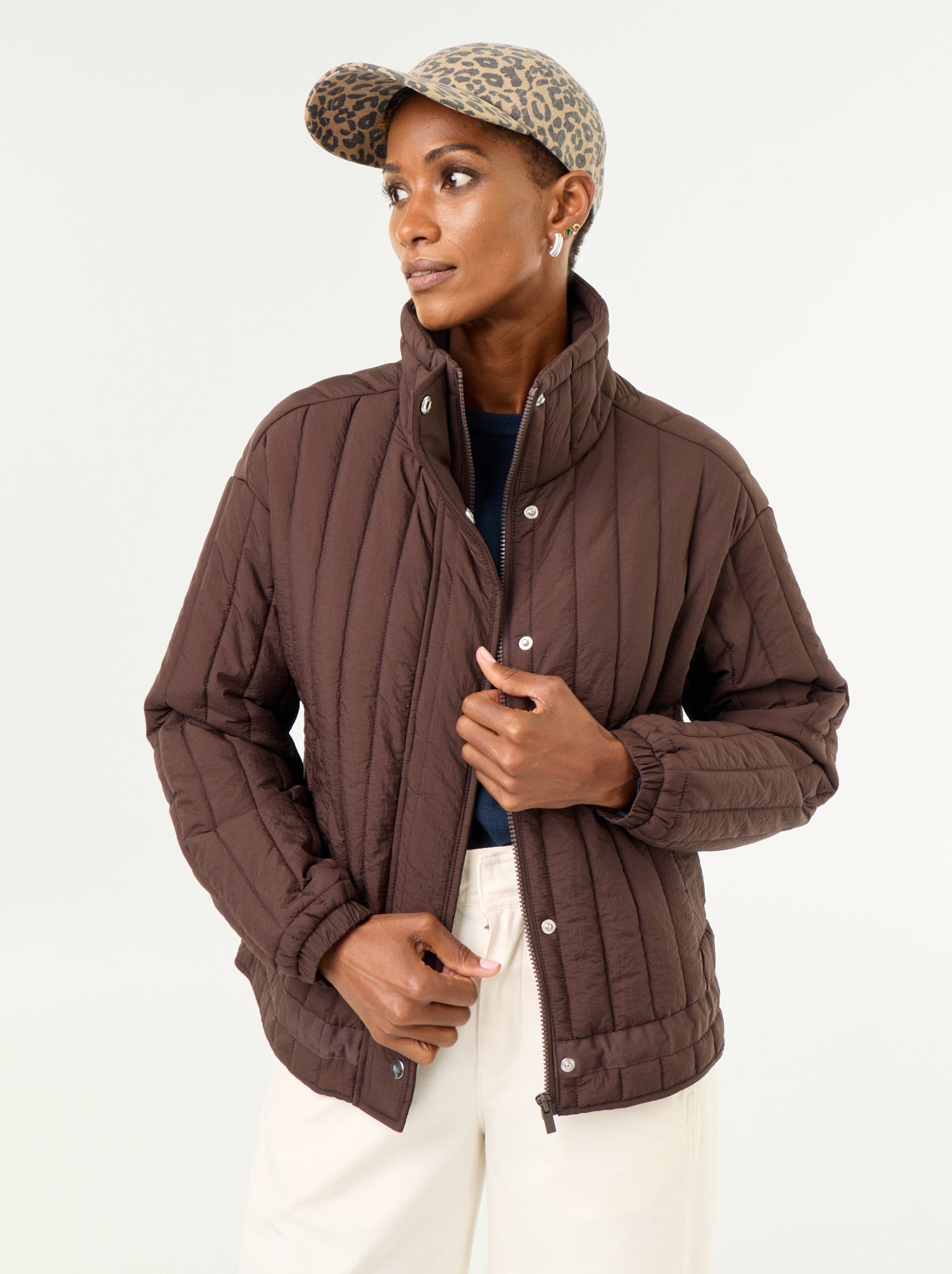 Veste matelassée - Marron