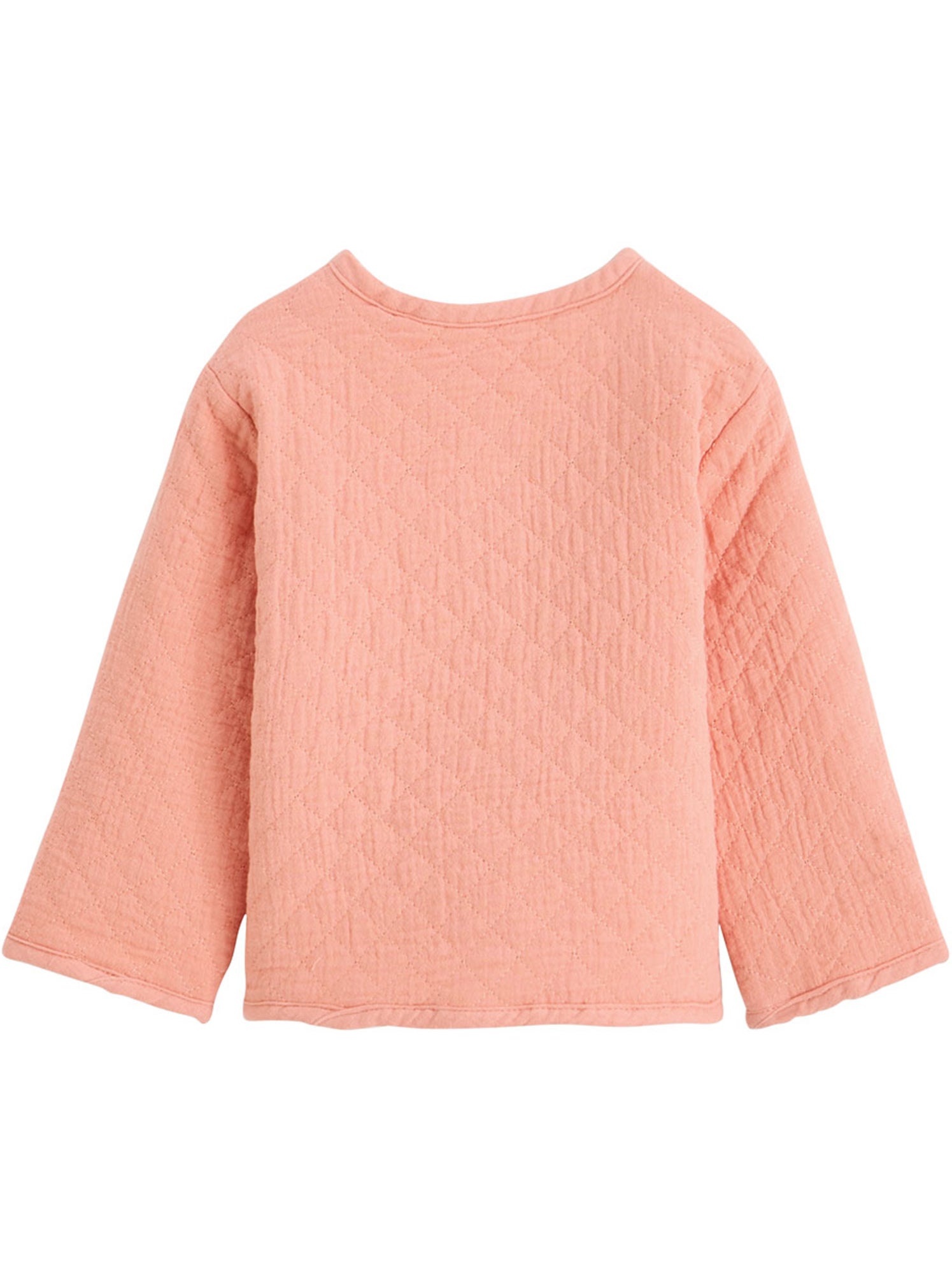 Veste réversible enfant en gaze de coton santa giulia - Orange