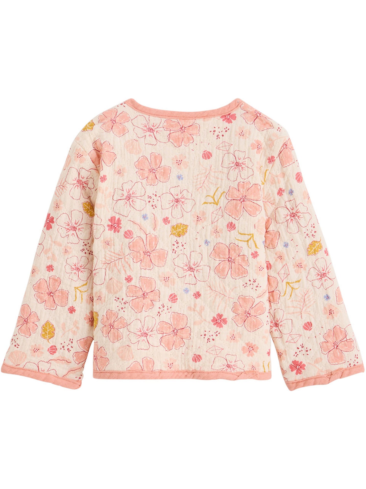Veste réversible enfant en gaze de coton santa giulia - Orange