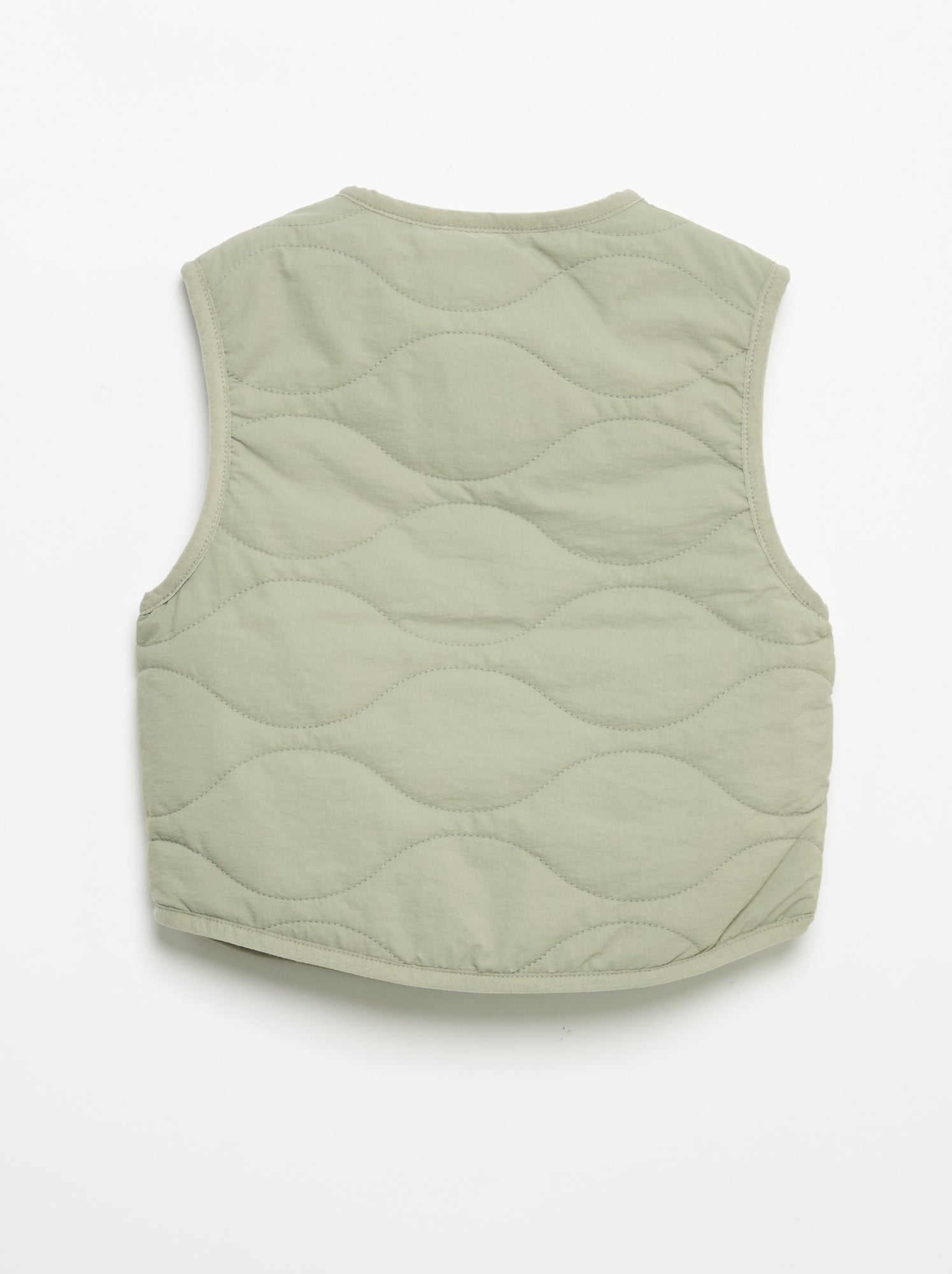 Veste sans manches matelassée - Vert