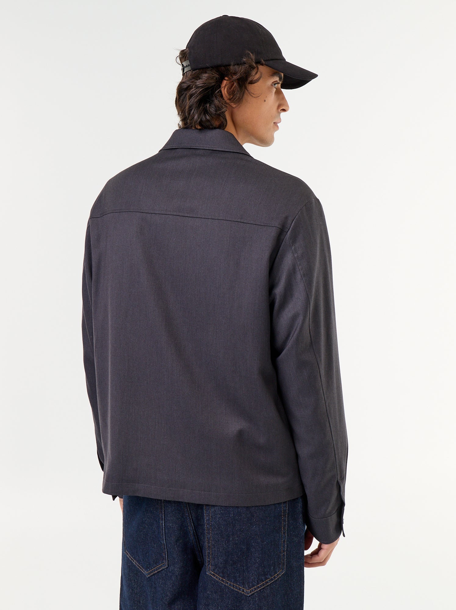 Veste zippée unie - Gris