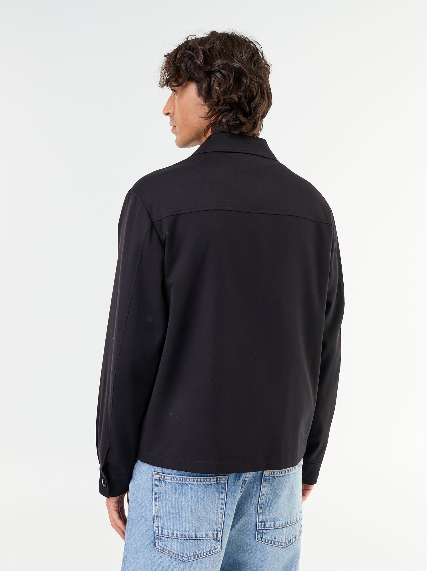 Veste zippée unie - Noir