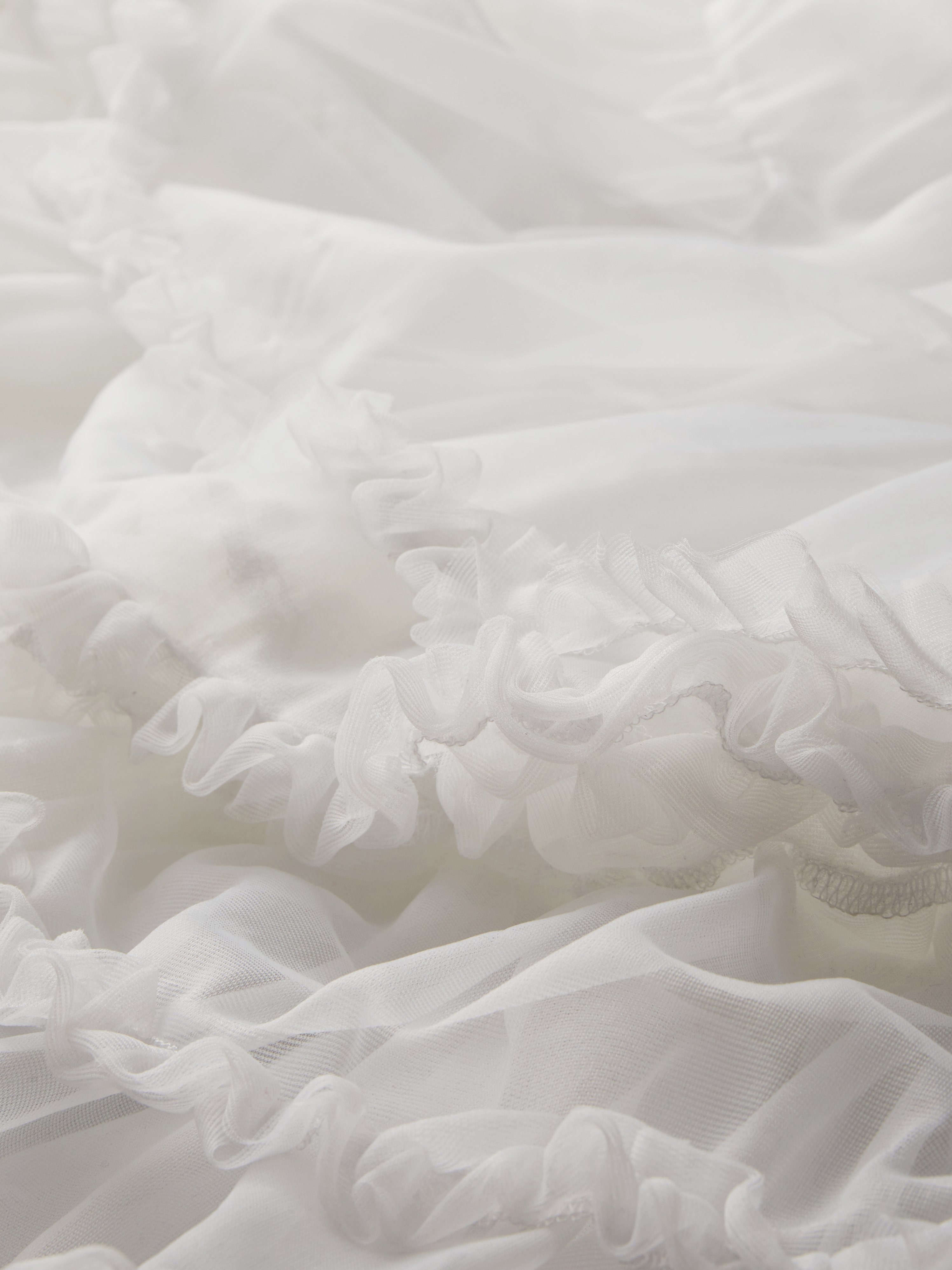Jane Collection - Multi-Layered Petticoat for Effortless Volume-White - White