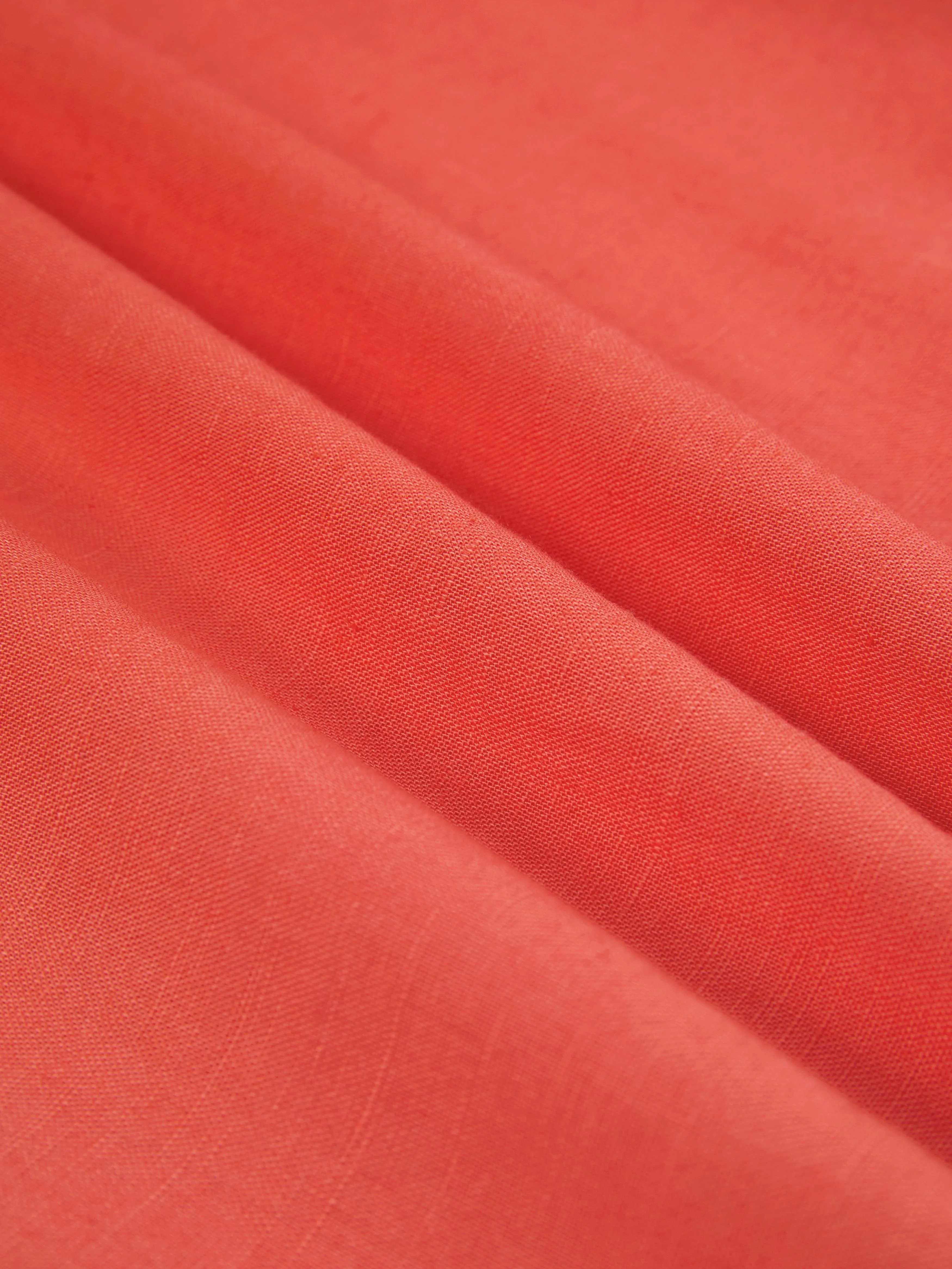 Maxi Cotton Dress, Half Sleeve, V Neck, Plain, Lace, Vacation, Vintage, Light Orange - Light Orange