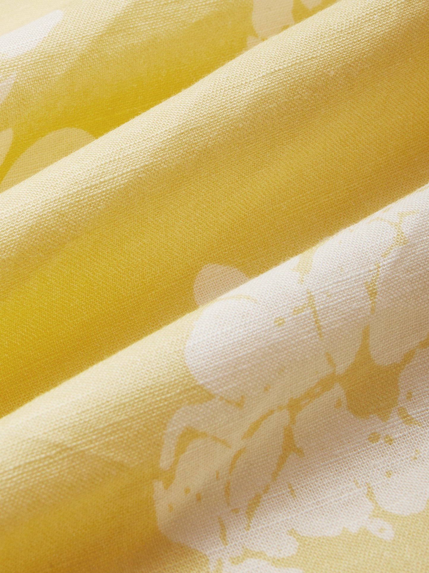 (SIZE:XS-XXL) Midi Linen Dress, Sleeveless,  Linen Blend, Floral, Renaissance - Yellow