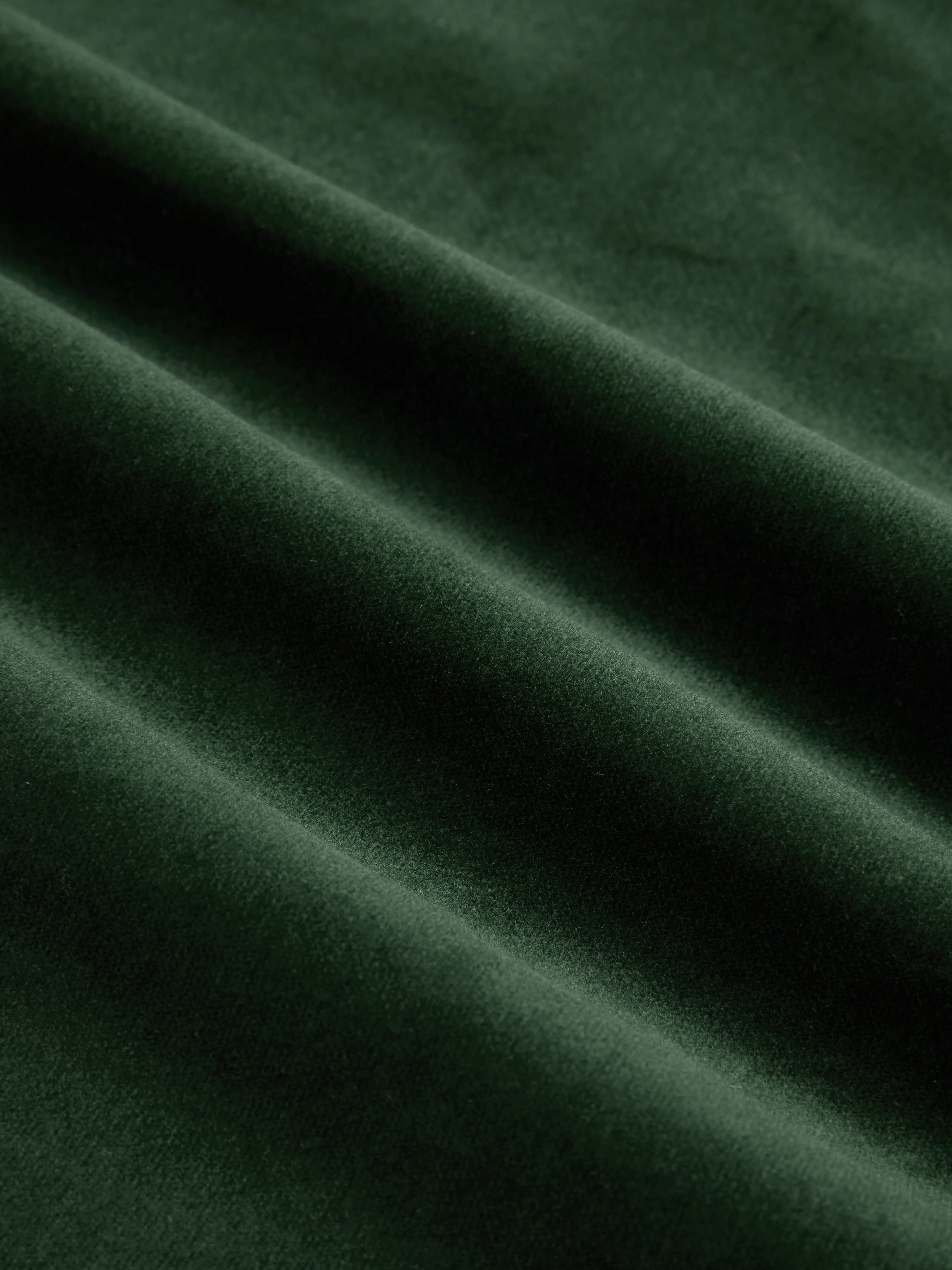 Midi Cotton Dress, Long Sleeves, V Neck, Plain, Lace, Vintage, Green - Green