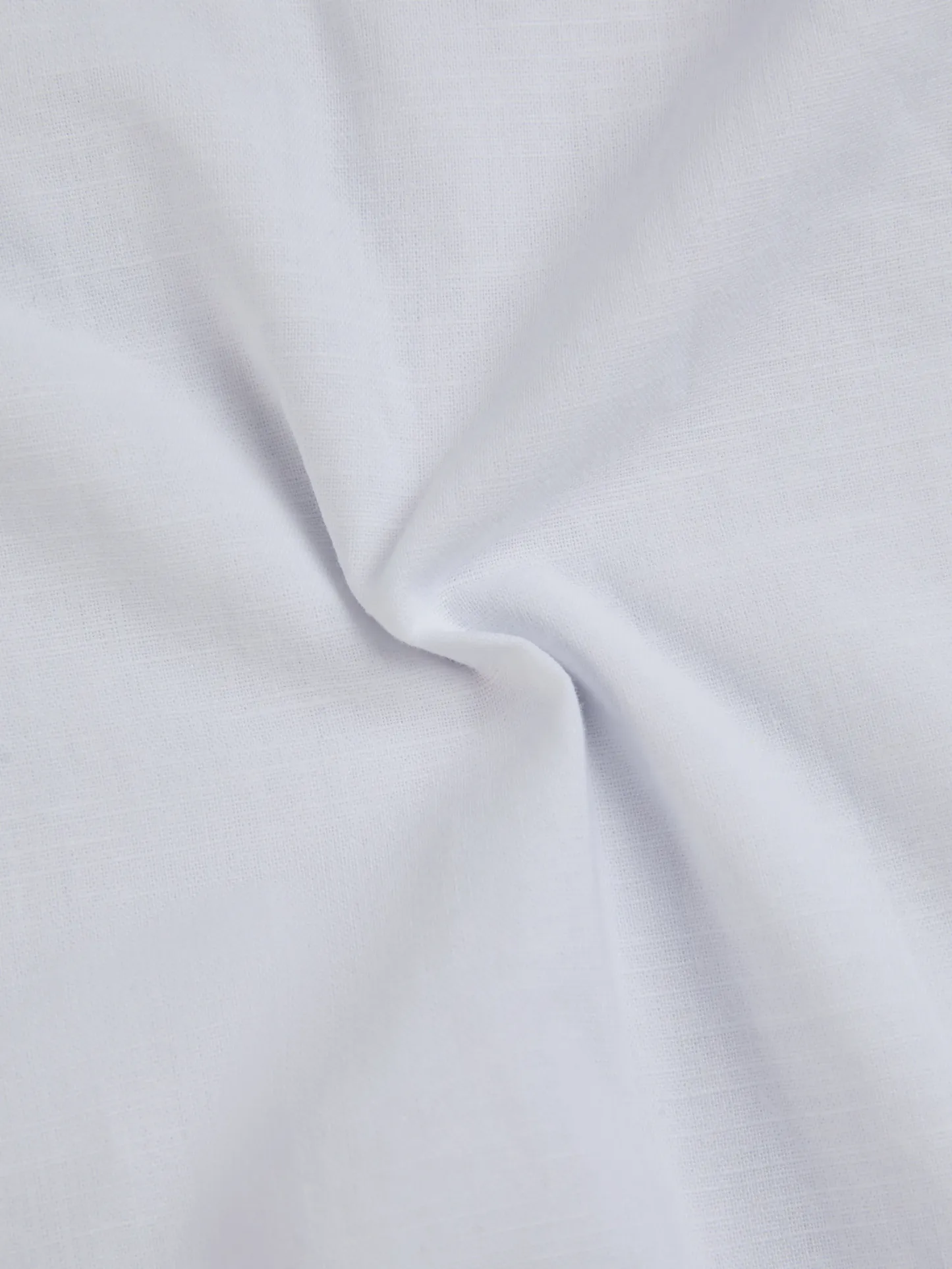 Cotton Pants, Plain, French Vintage, White - White