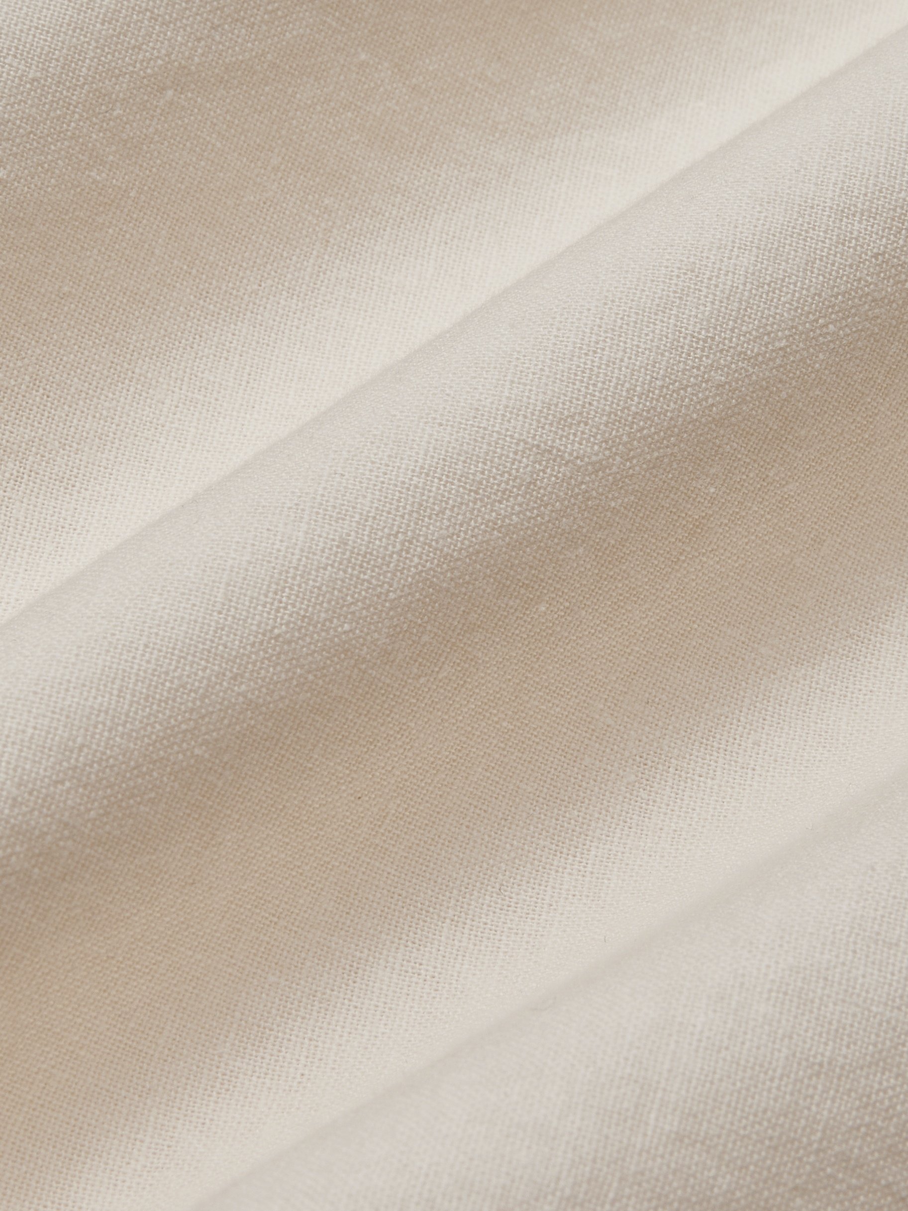 Linen Maxi Dress, Short Sleeve, Off The Shoulder, Plain, Vintage, Daily, White - As Picture