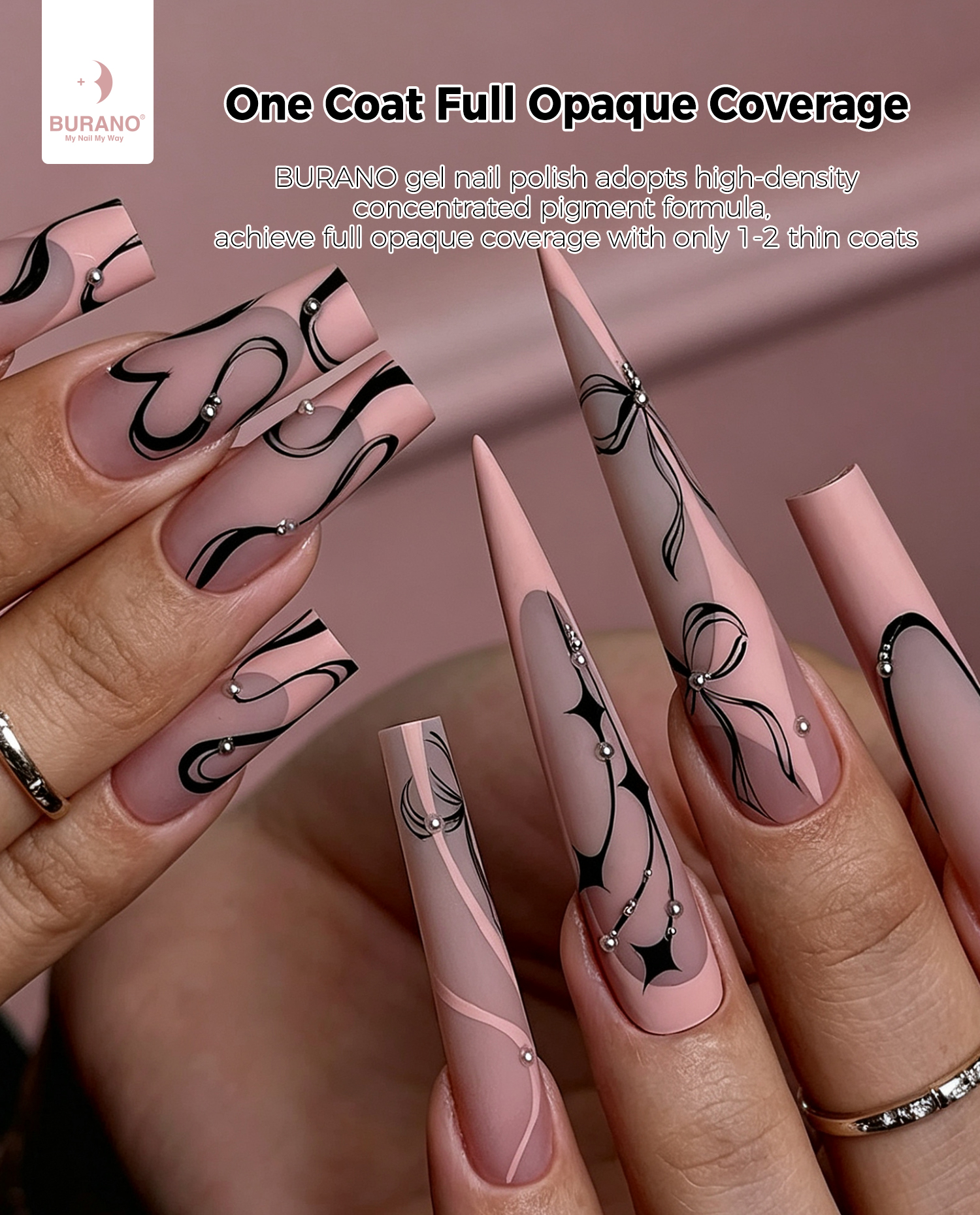 BURANO Gel Nail Polish Mousee Set