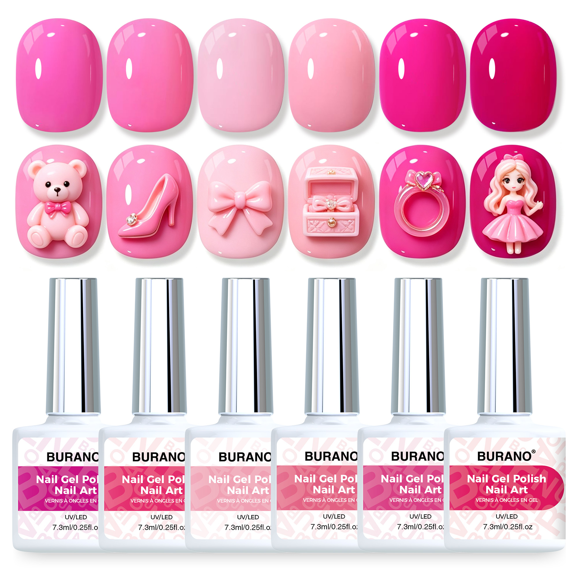 BURANO Gel Nail Polish Pink