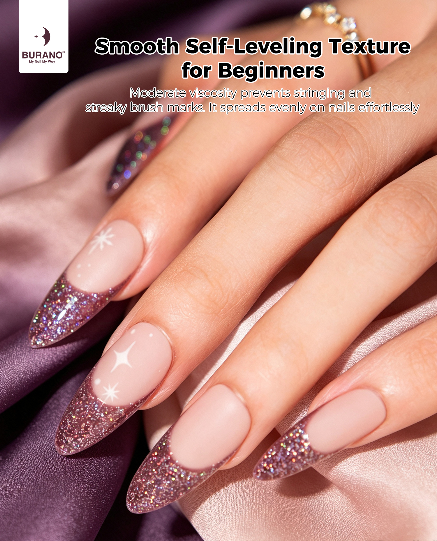 BURANO Glitter Gel Nail Polish-LP29